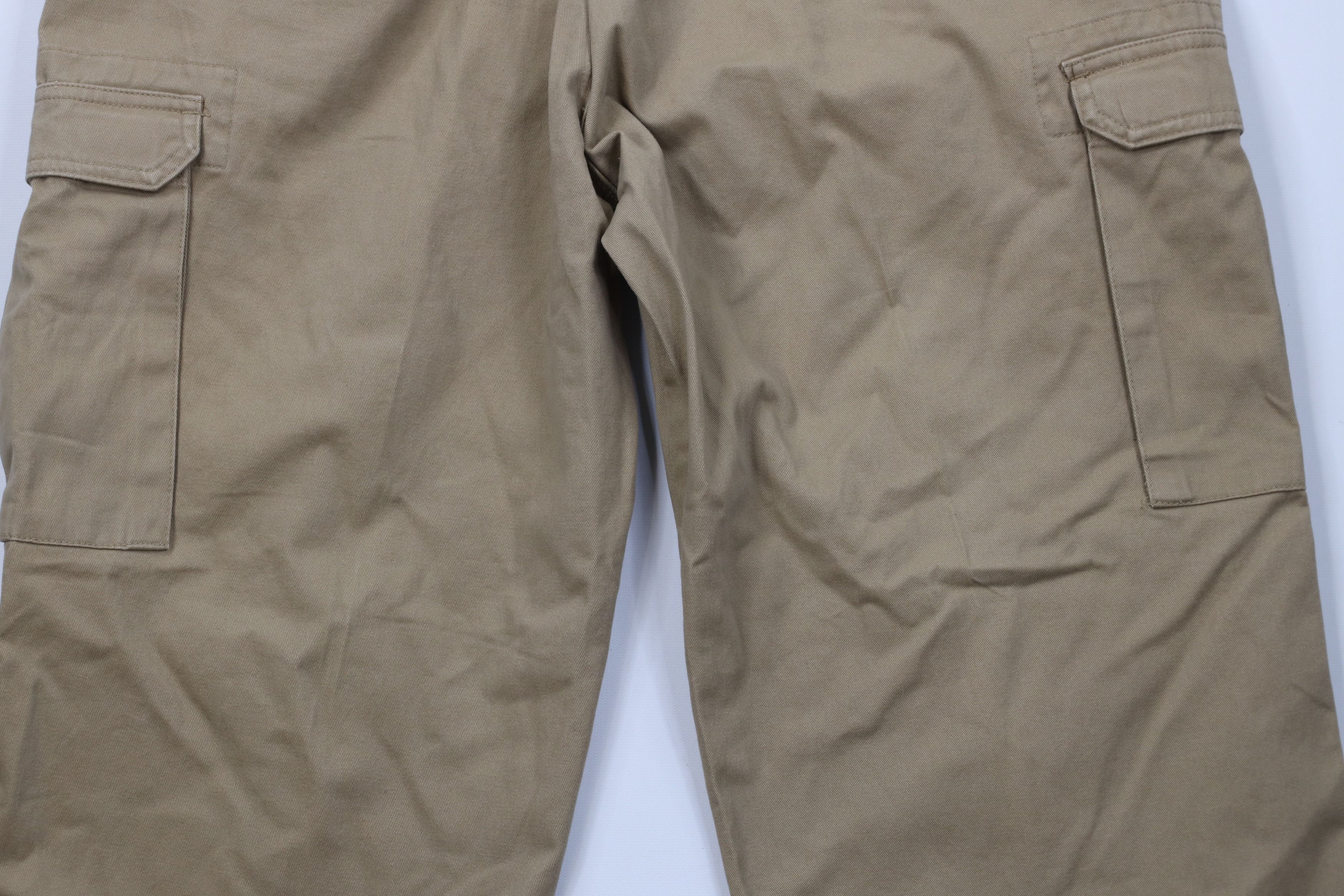 Cabelas Vintage 90s Cabelas Baggy Wide Leg Cargo Pants Beige Cotton Size US 38 / EU 54 - 13 Thumbnail