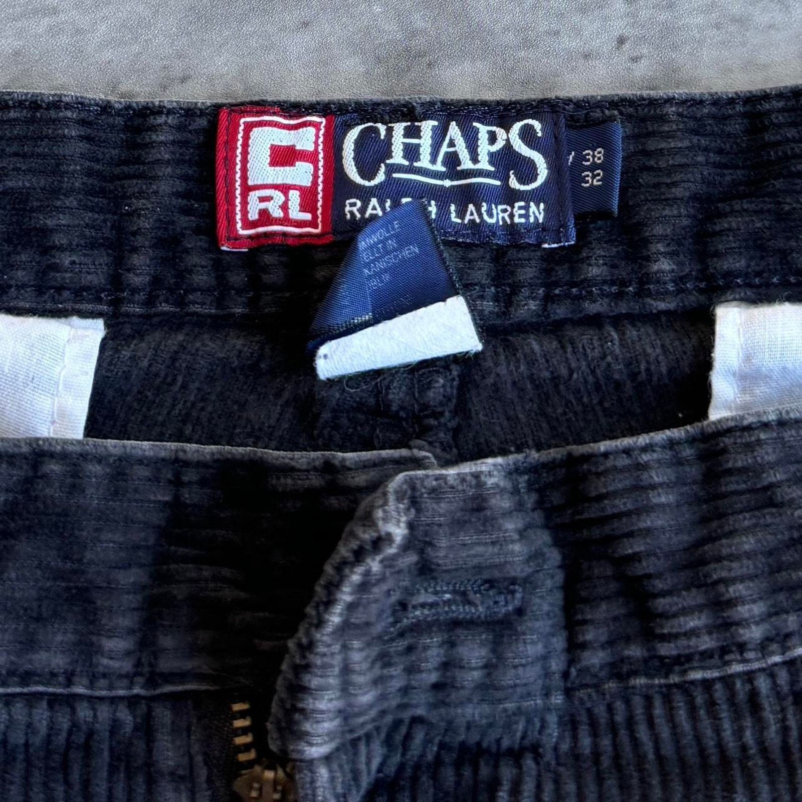 Chaps × Ralph Lauren × Vintage Vintage Y2K Chaps Ralph Lauren Baggy Corduroy Opium Pants Size US 36 / EU 52 - 4 Thumbnail