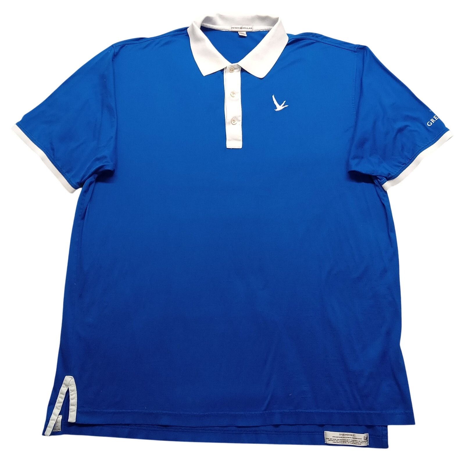 Peter Millar Peter Millar Polo Shirt 2XL Men's Grey Goose Short Sleeve Size US XXL / EU 58 / 5 - 1 Thumbnail