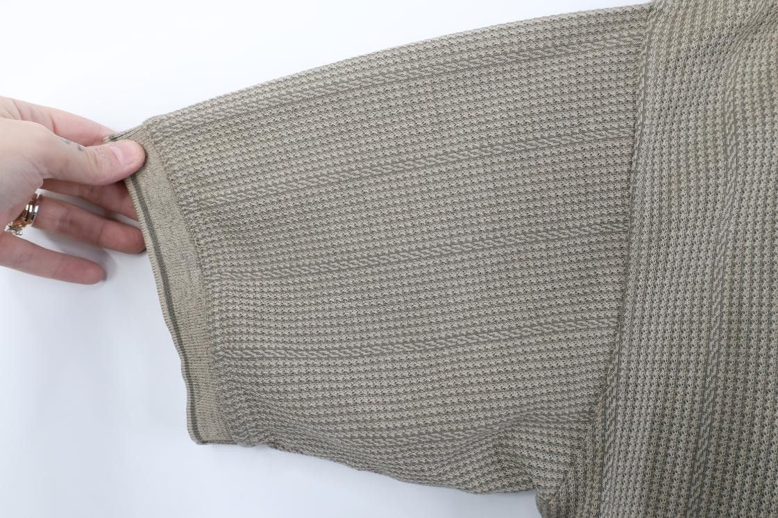 Vintage Vintage 90s Streetwear Houndstooth Knit Golf Polo Shirt Size US L / EU 52-54 / 3 - 6 Thumbnail