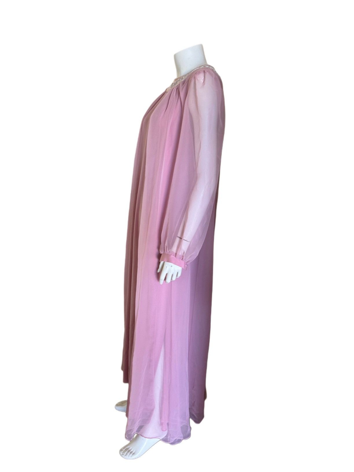 Vintage Vintage late 60s - 70s romantic hostess evening dress sequin Size M / US 6-8 / IT 42-44 - 2 Thumbnail
