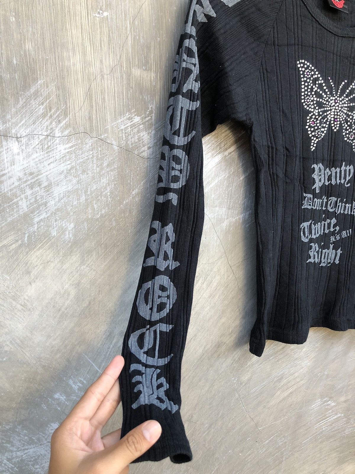 If Six Was Nine Y2K Penty’s Longsleeve Chrome Hearts Style Size XL / US 12-14 / IT 48-50 - 9 Thumbnail