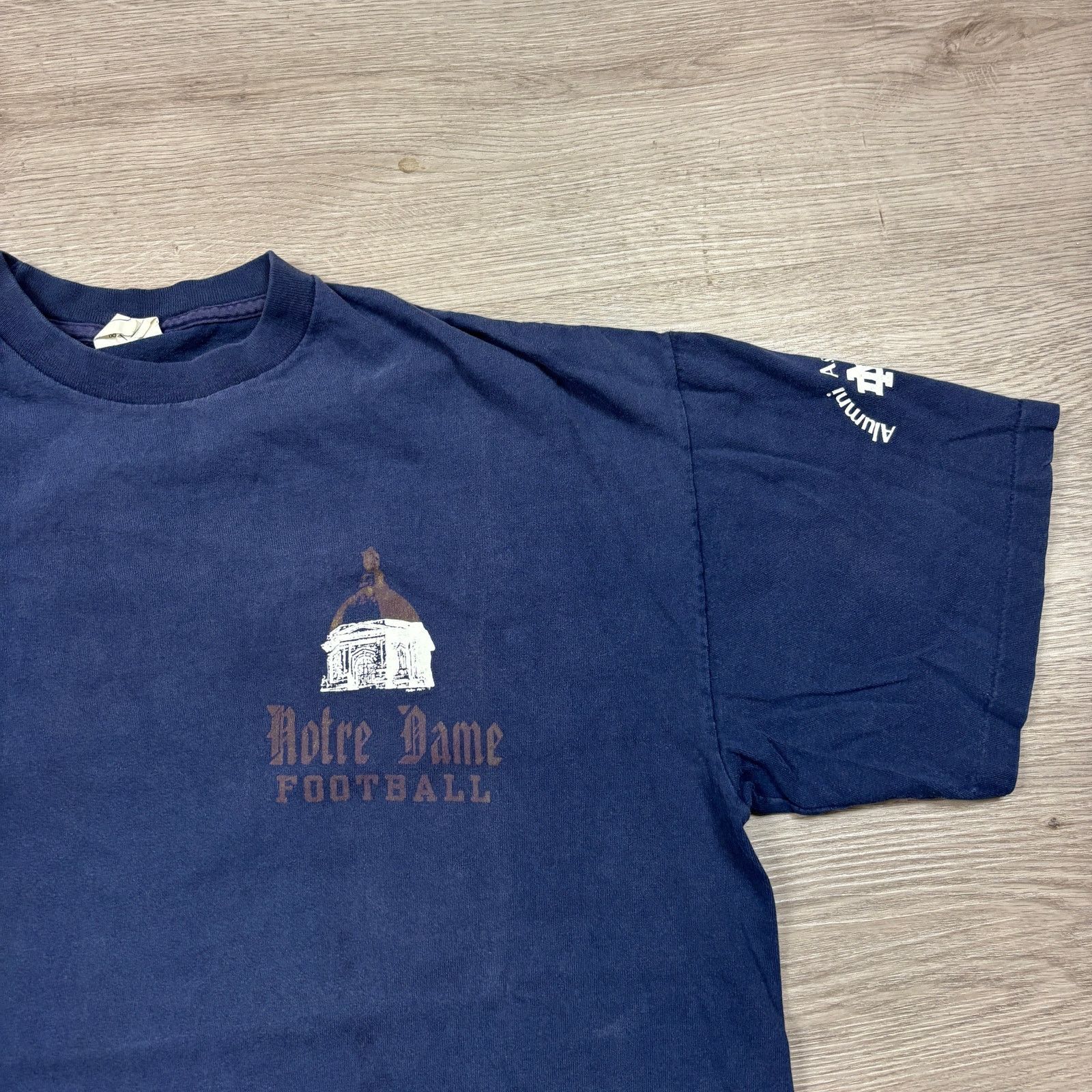 Vintage Vintage 90s Notre Dame Fighting Irish T Shirt Men's XL Size US XL / EU 56 / 4 - 3 Thumbnail