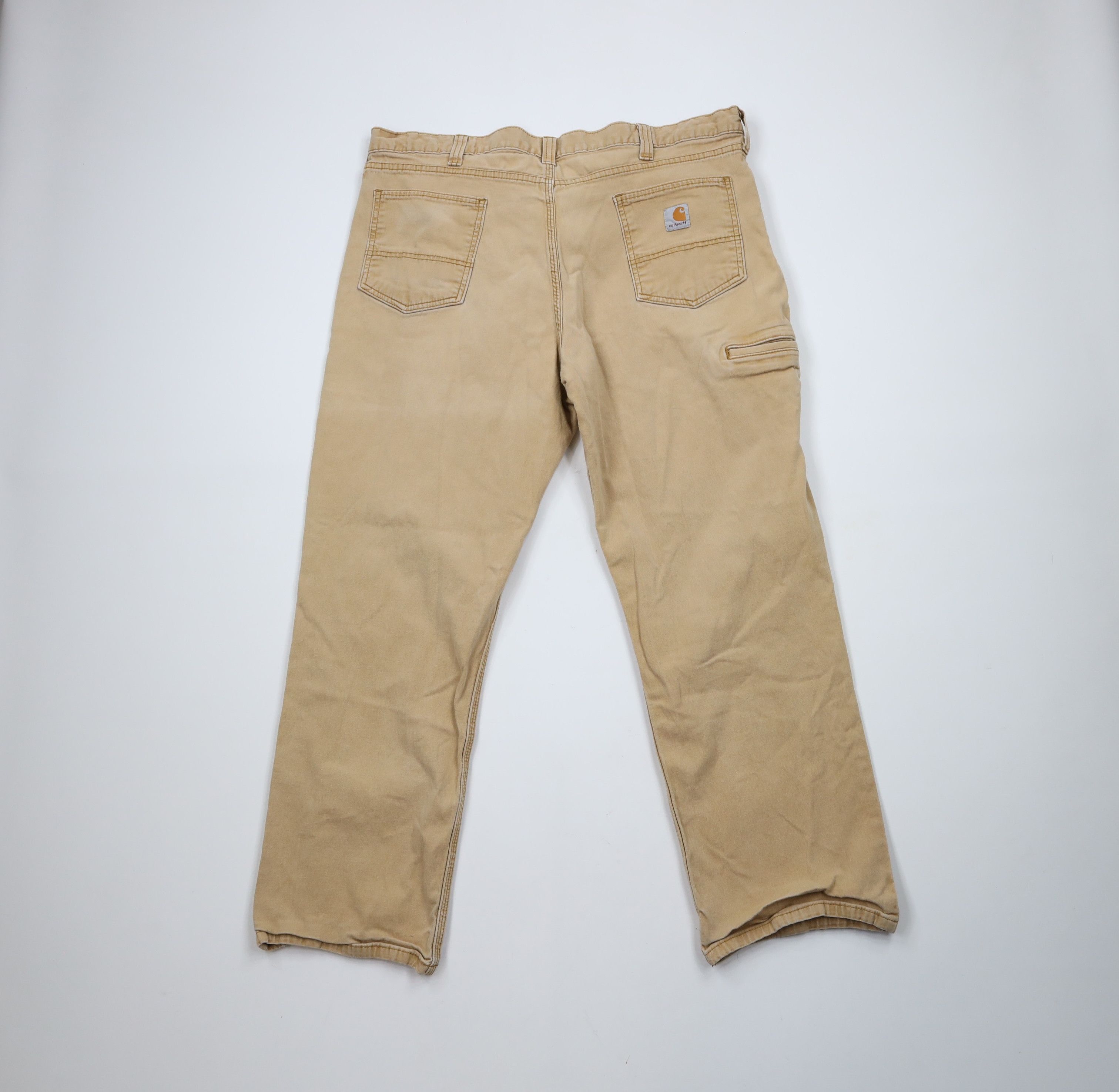 Carhartt × Vintage Vintage Y2K Carhartt Relaxed Wide Leg Canvas Dungaree Pants Size US 42 / EU 58 - 9 Thumbnail