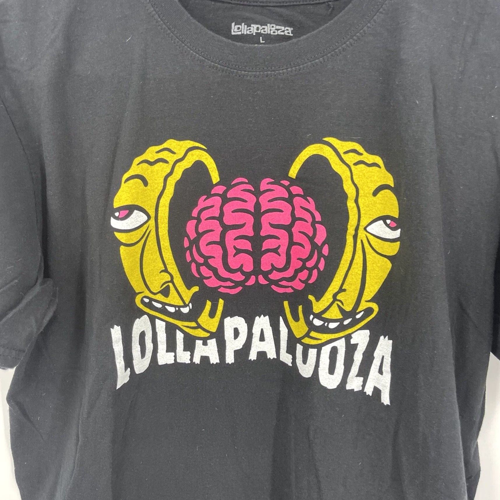 Vintage VINTAGE Lollapalooza Concert Shirt Mens Large Grant Park Chicago Concert 2021 Brain Tee Size US L / EU 52-54 / 3 - 2 Thumbnail