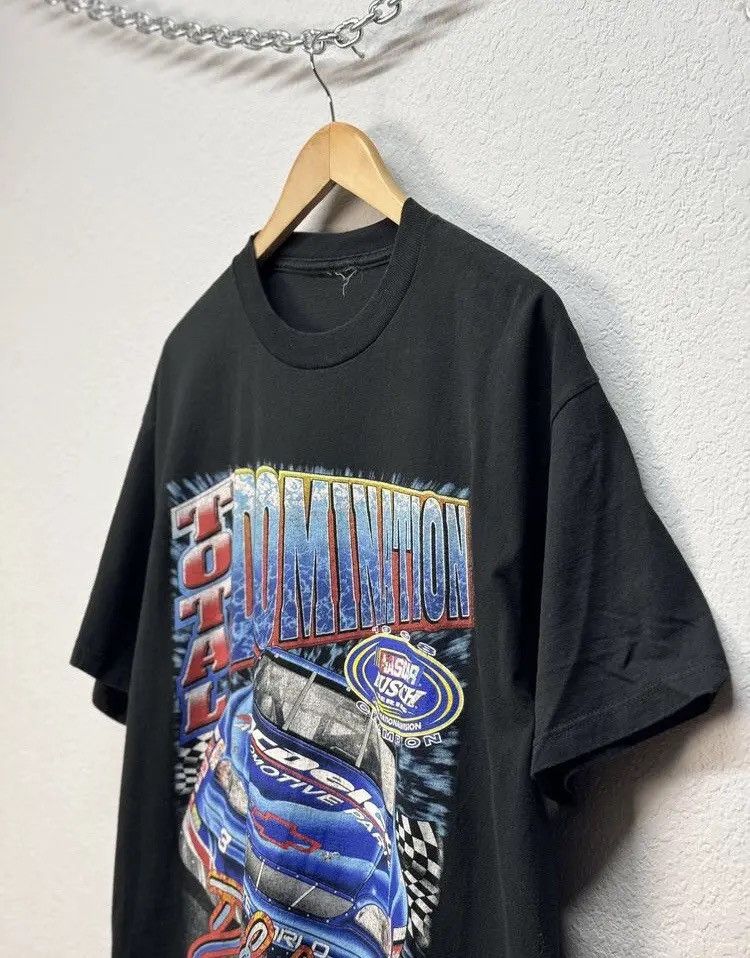 Band Tees × NASCAR × Vintage Vintage VTG Dale Earnhardt JR Total Domination 1998 Nascar Size US L / EU 52-54 / 3 - 6 Thumbnail