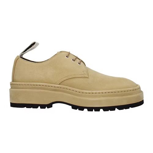 image of Jacquemus Ob1O1E0324 Lace Up Monkstrap In Light Beige Shoes, Men's (Size 7)