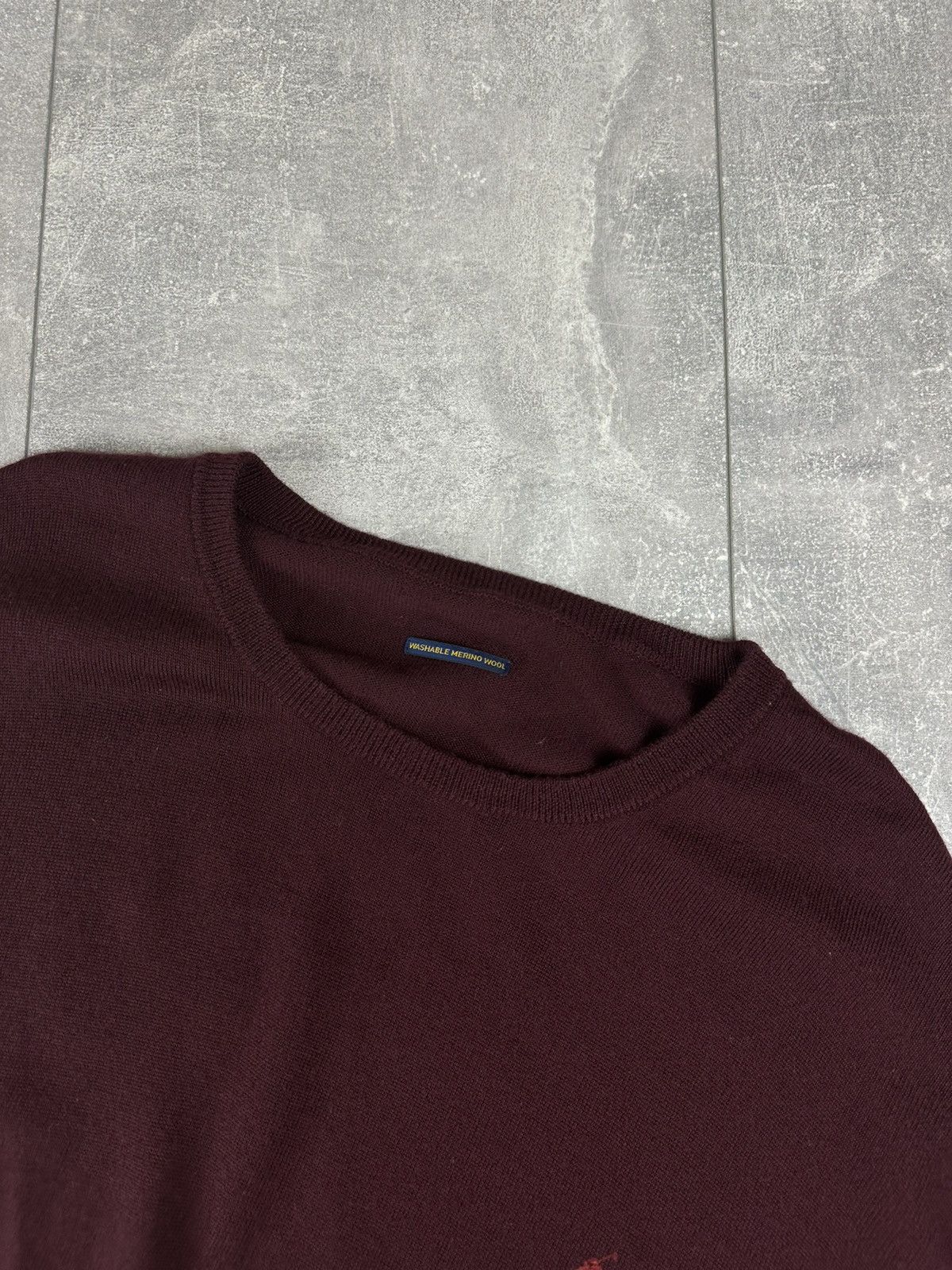 Polo Ralph Lauren Polo Ralph Lauren Washable Merino Wool Small Logo Sweater Size US XXL / EU 58 / 5 - 2 Thumbnail