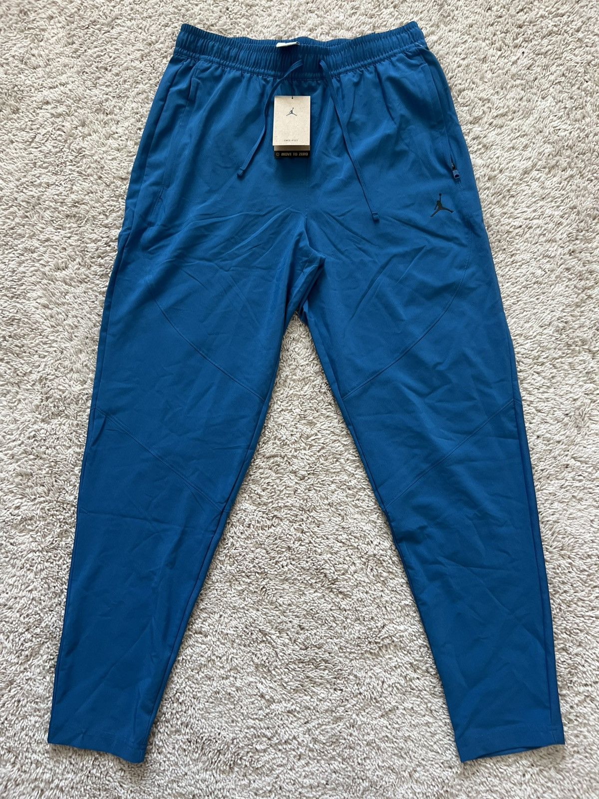 Jordan Brand Jordan Sport Mens Dri FIT Woven Pants Blue Size US 30 / EU 46 - 3 Thumbnail