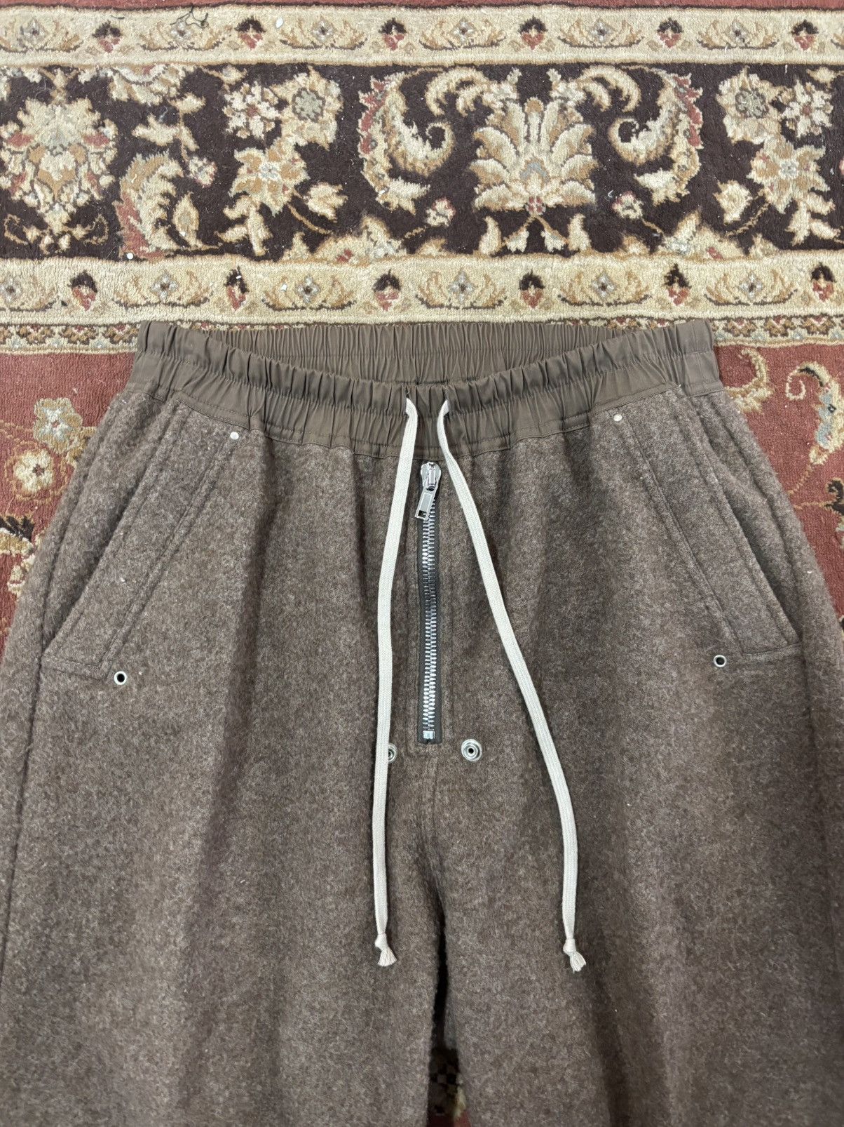 Rick Owens FW24 Rick Owens Porterville Bela Wool Fawn Pants Size US 36 / EU 52 - 3 Thumbnail