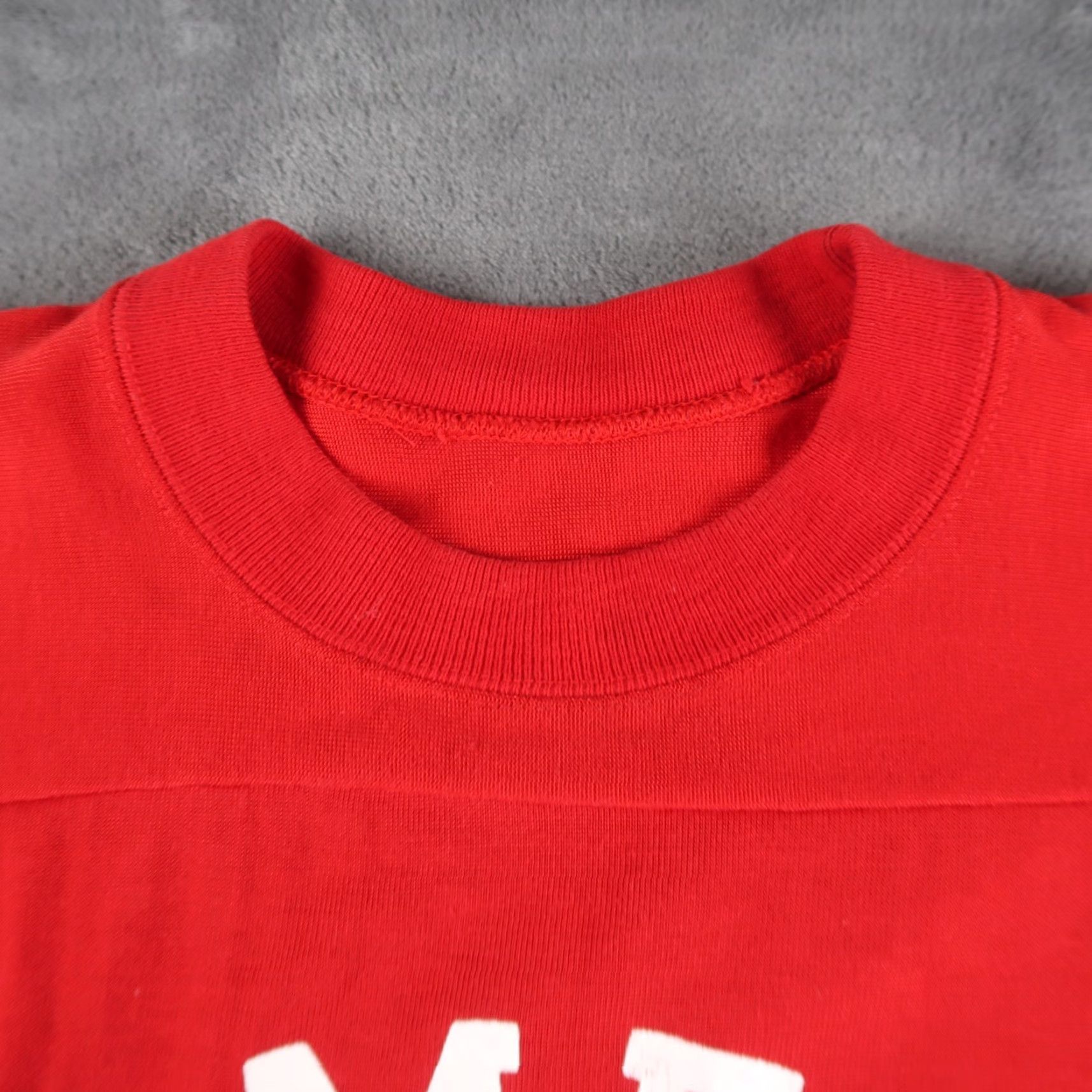 Champion Vintage Wilmette Hockey Jersey T Shirt M Champion Cotton Blend Red 70s Sportswear/Beach Mens Size US M / EU 48-50 / 2 - 7 Thumbnail