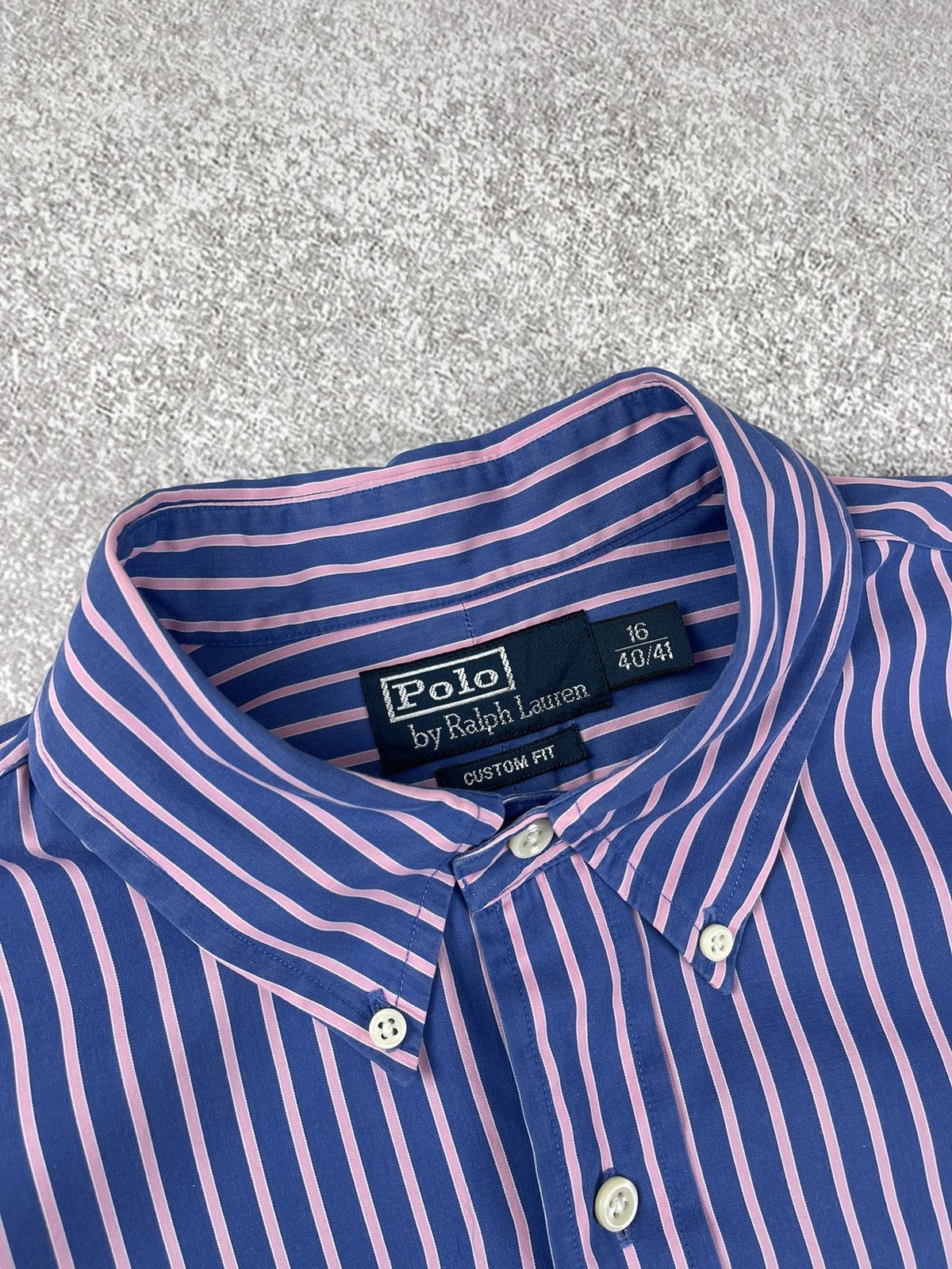 Polo Ralph Lauren × Ralph Lauren Polo Ralph Laurer Logo Striped Shirt Size US L / EU 52-54 / 3 - 7 Thumbnail