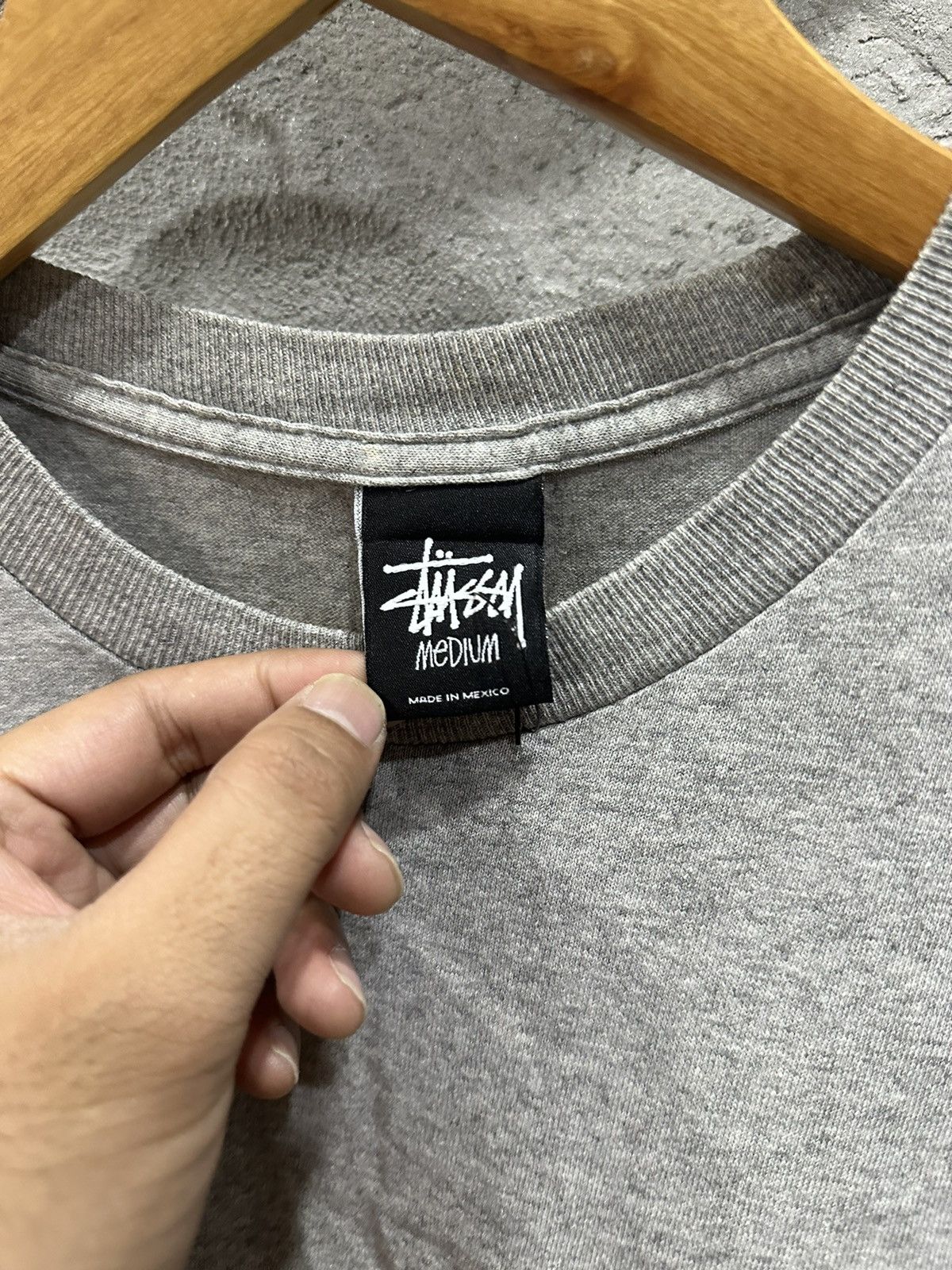 Stussy Stussy 2000s Design Grey Medium Size Tee Size US M / EU 48-50 / 2 - 4 Thumbnail