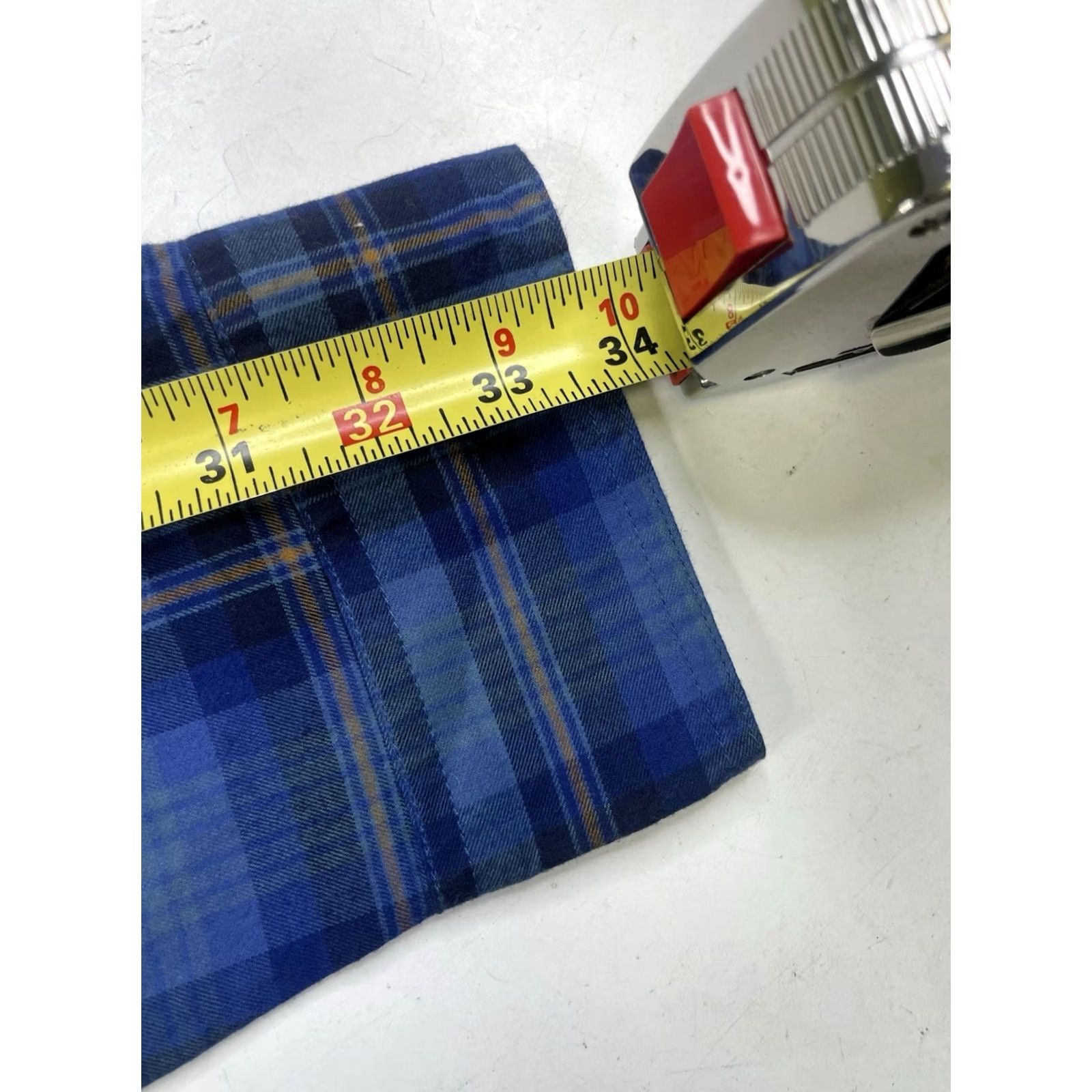 Vintage LL Bean Signature Shirt Mens XL Blue Slim Fit Plaid Flannel 300564 Size US XL / EU 56 / 4 - 4 Thumbnail