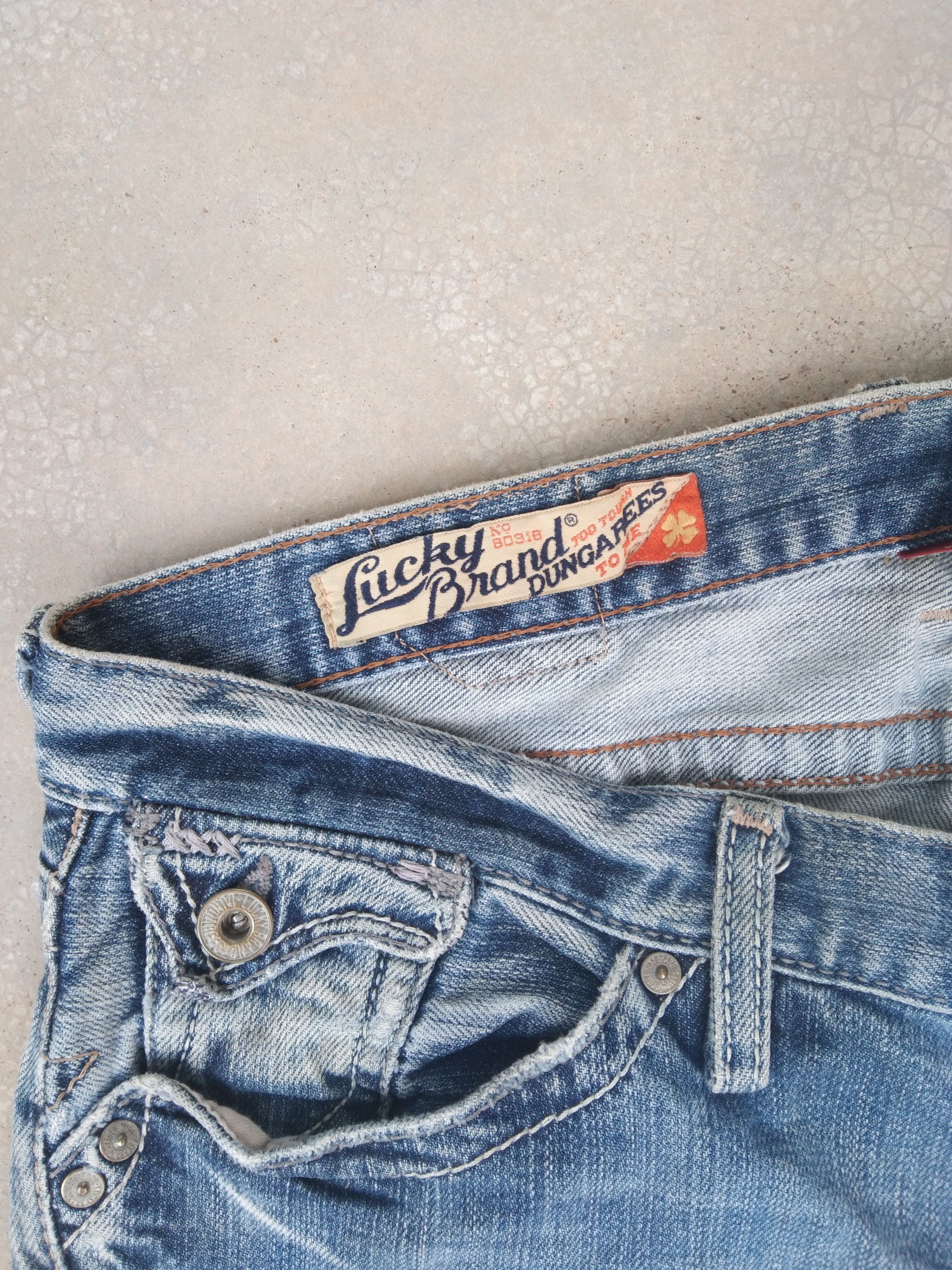 Japanese Brand × Jean Vintage Flared Jeans 32x32 Size US 32 / EU 48 - 6 Thumbnail