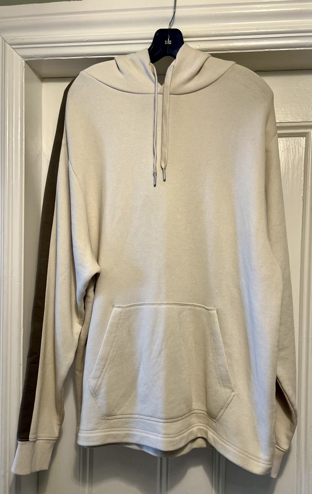 Rag & Bone Authentic Rag & Bone turtledove mixed media hoodie off white Size US L / EU 52-54 / 3 - 1 Thumbnail