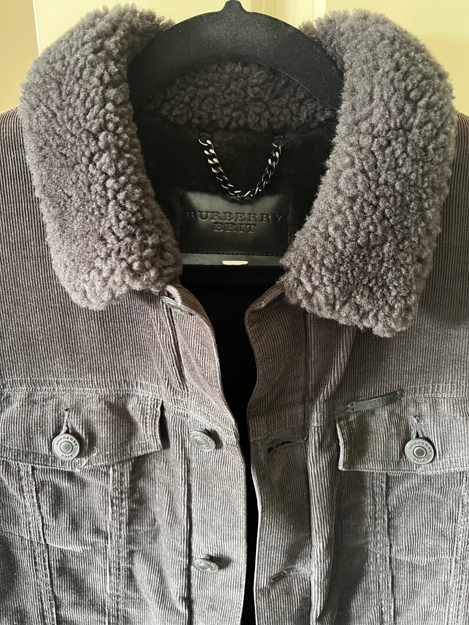 Burberry Burberry Denim Style Fur Jacket Size US M / EU 48-50 / 2 - 11 Thumbnail