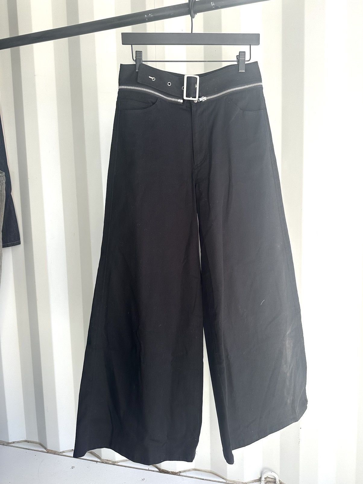Wide Leg Belted Pants