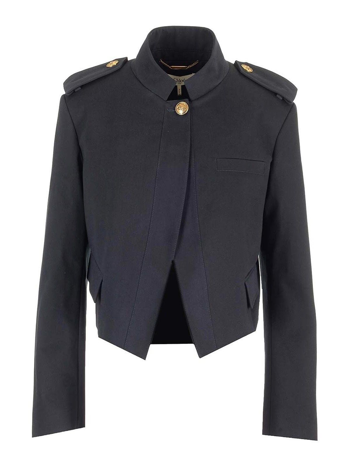 Chloe o1loc1c11125 Jacket in Navy Size XS / US 0-2 / IT 36-38 - 1 Thumbnail