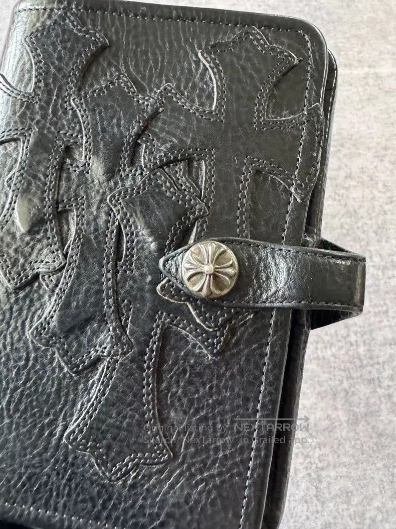 Chrome Hearts Chrome Hearts Leather Cross A6 Notebook. Size ONE SIZE - 3 Thumbnail