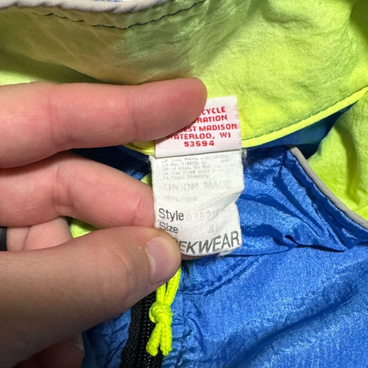Vintage Vintage Trek USA Union Made Lightweight Windbreaker Adult XL Size US XL / EU 56 / 4 - 5 Thumbnail