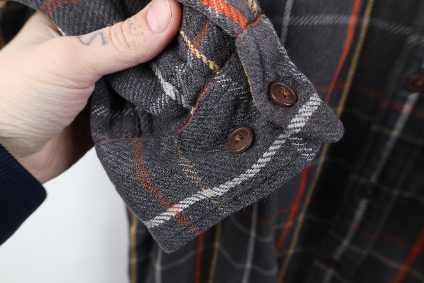 Vintage Vintage 90s Streetwear Heavyweight Flannel Button Shirt Size US L / EU 52-54 / 3 - 6 Thumbnail