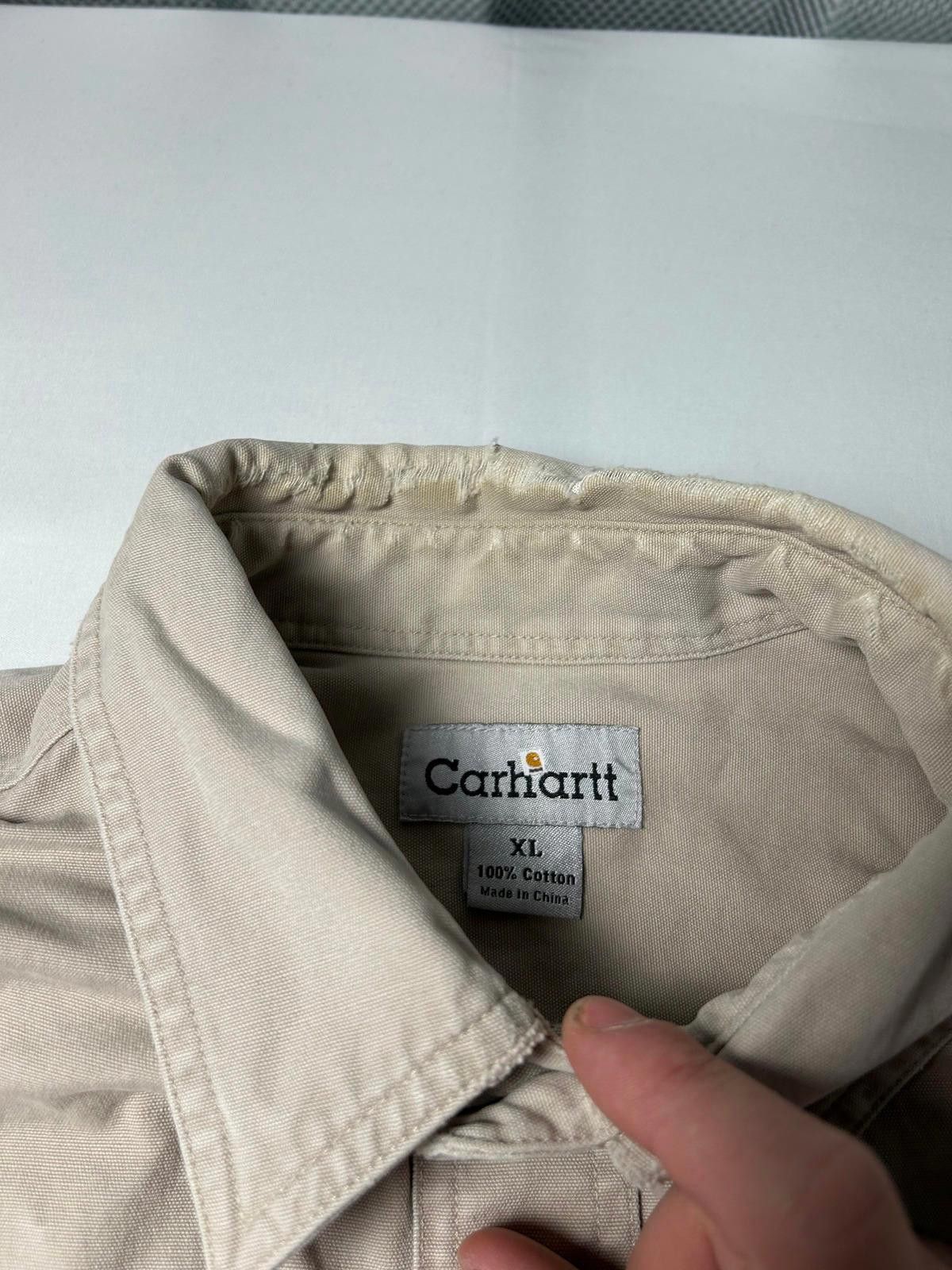 Carhartt Carhartt Pocket Shirt Heavyweight Overshirt Workwear Beige Size US XL / EU 56 / 4 - 5 Thumbnail