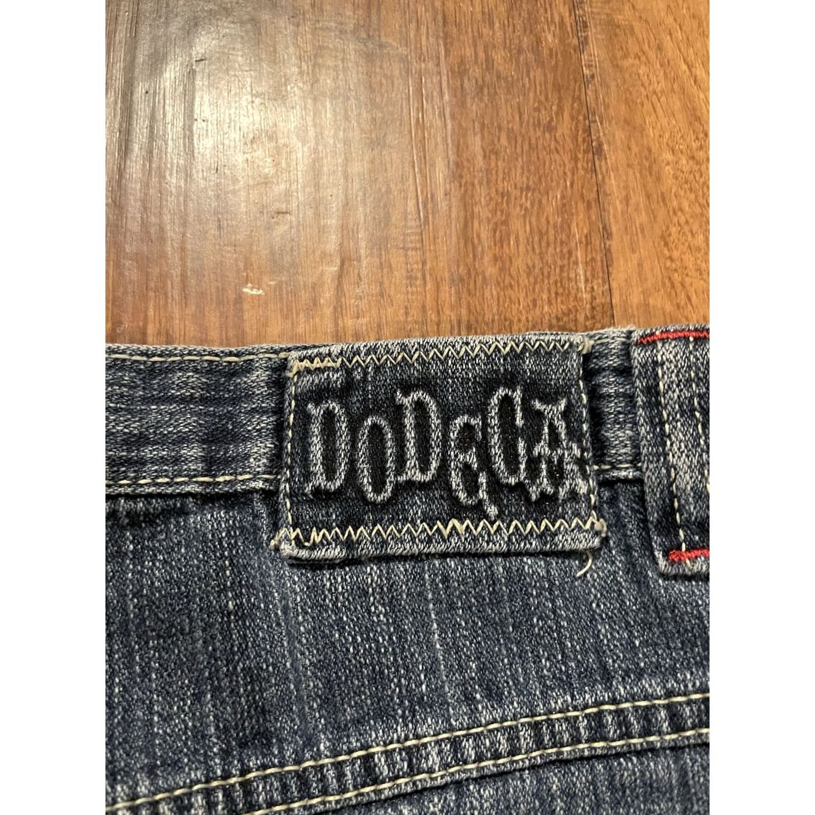 Vintage VINTAGE Dodeca Jeans Men 36x32 Jeans Wide-Leg Hip Hop Streetwear 5-Pocket Solid Black Mens Size US 36 / EU 52 - 4 Thumbnail