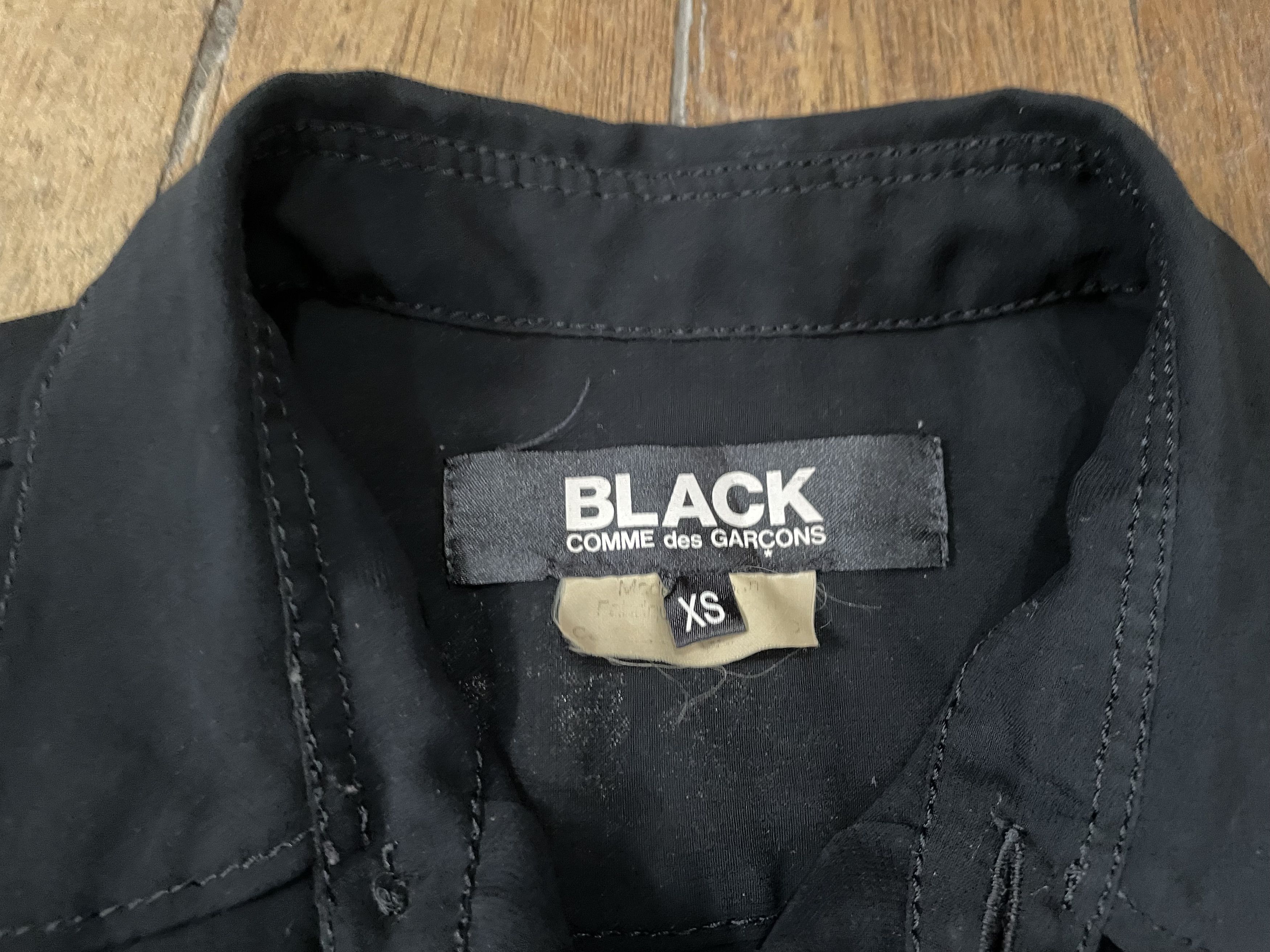 Comme des Garcons Black CDG - See Through Button Up Blouse - AD2011 Size XS / US 0-2 / IT 36-38 - 6 Thumbnail