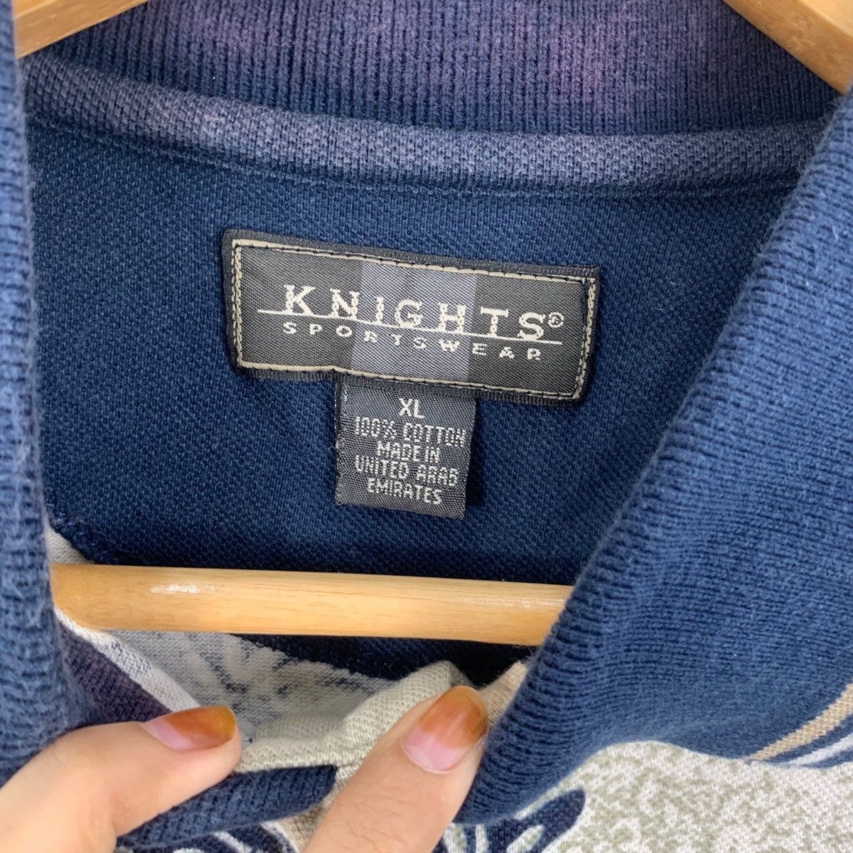 Vintage Vintage KNIGHTS SPORTSWEAR HAWAII Pineapple AOP Polo Tee Size US XL / EU 56 / 4 - 8 Thumbnail