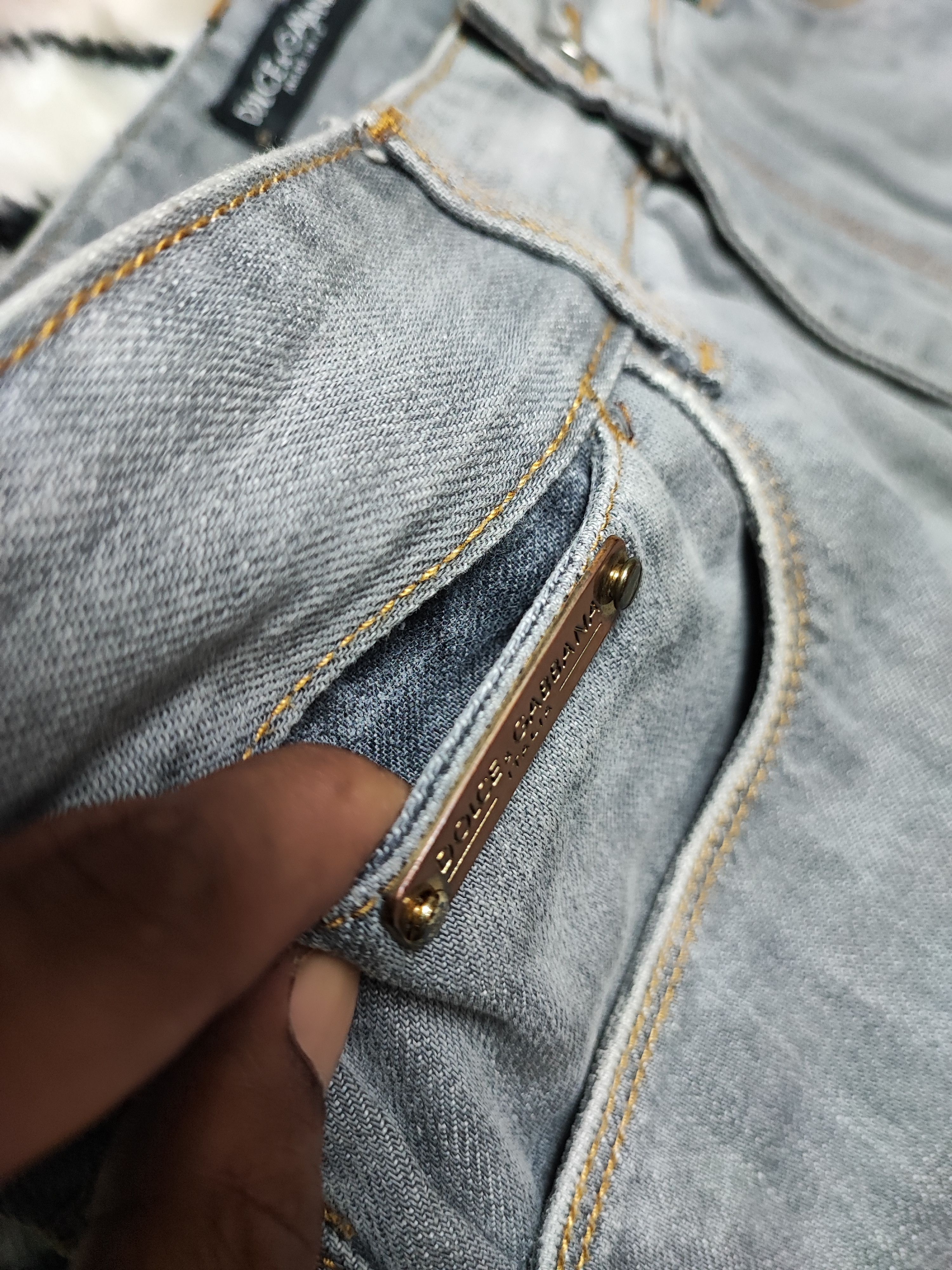 Dolce & Gabbana Vintage 2000s Dolce Gabbana Jeans Baggy Faded Japanese Size US 32 / EU 48 - 4 Thumbnail
