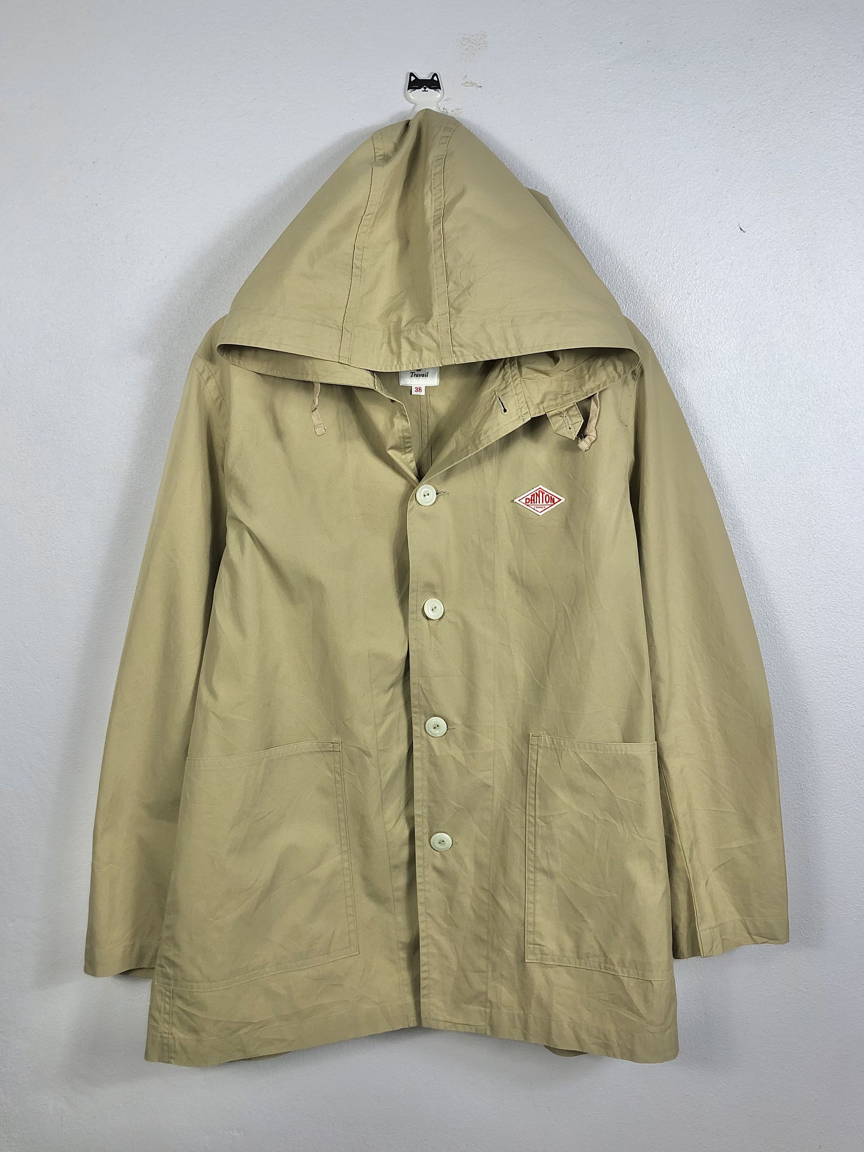 Danton Vintage Danton Vetements de Travail Hoodie Button Jacket Size US M / EU 48-50 / 2 - 1 Thumbnail