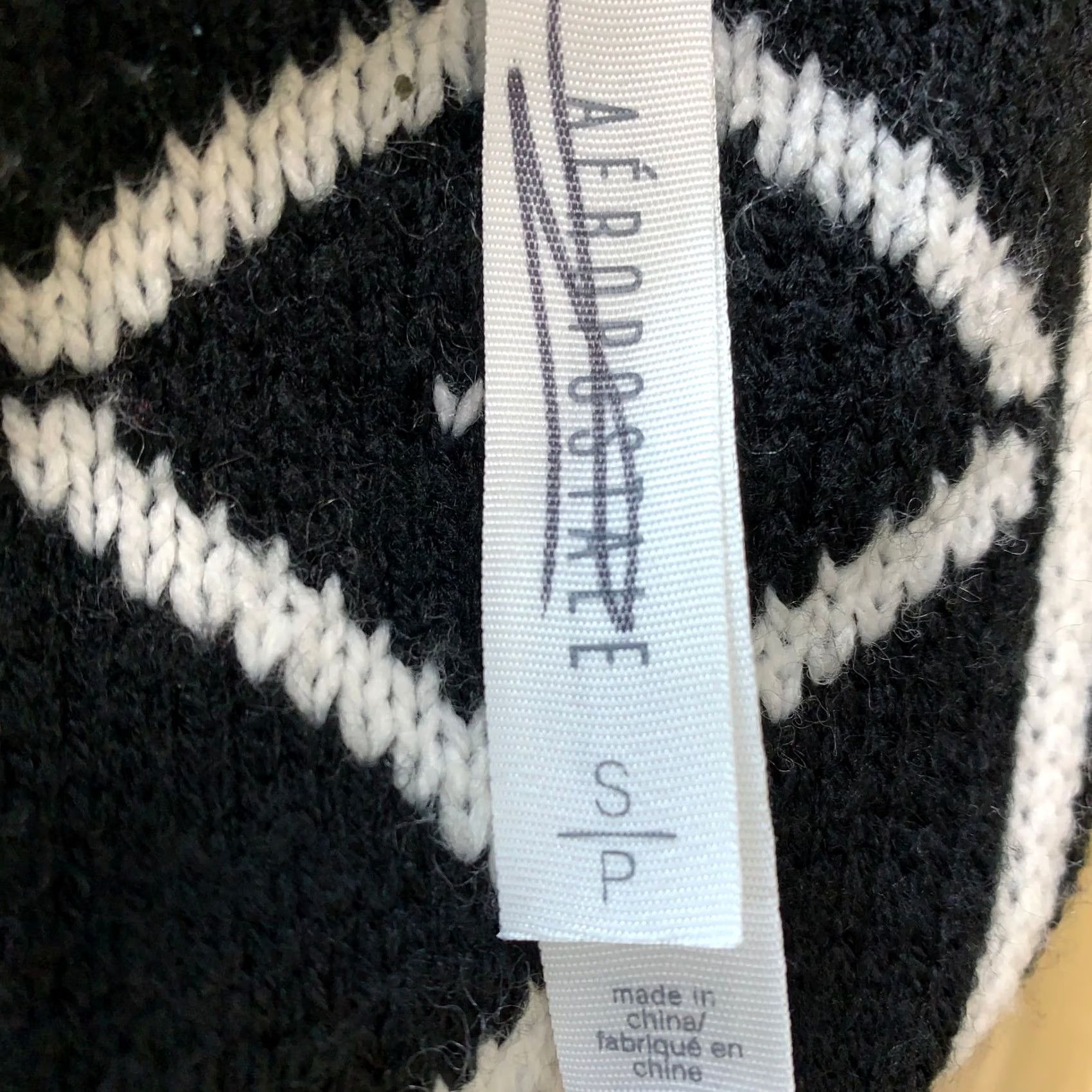 Aeropostale Aeropostale Cardigan Sweater Size S Black White Knit Blazer Cover Up Soft Womens Size S / US 4 / IT 40 - 6 Thumbnail