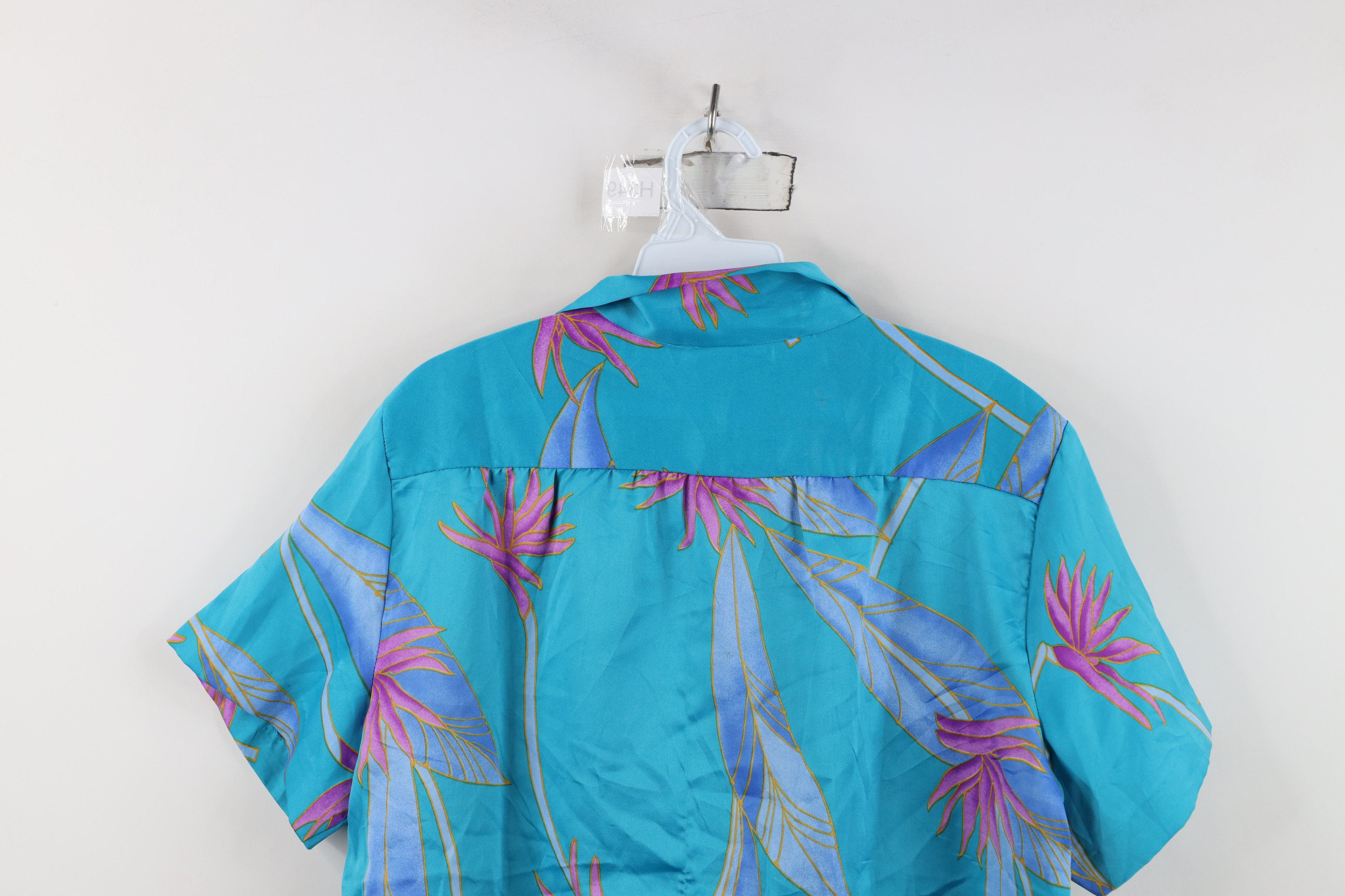 Vintage Vintage 70s Hilo Hatties Flower Hawaiian Button Shirt USA Size L / US 10 / IT 46 - 13 Thumbnail