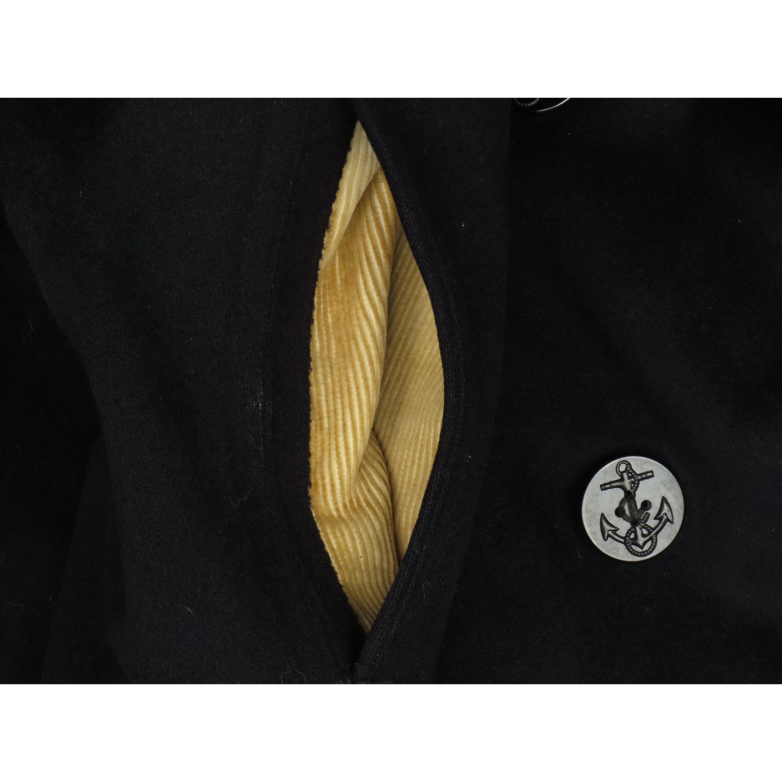 Other Vintage USN Anchor Wool Peacoat Jacket 50s Size US L / EU 52-54 / 3 - 10 Thumbnail