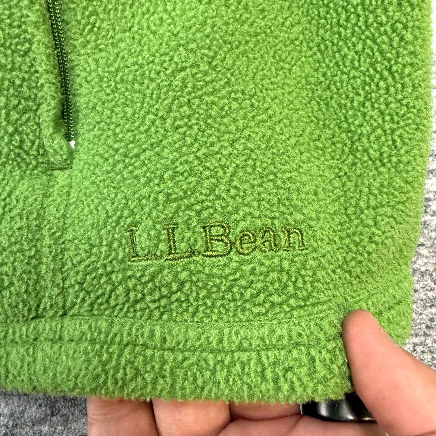Vintage VINTAGE L.L. Bean Jacket Men XL Green Fleece Short Zip Lightweight Windbreaker Casual Portland-style Size US XL / EU 56 / 4 - 3 Thumbnail
