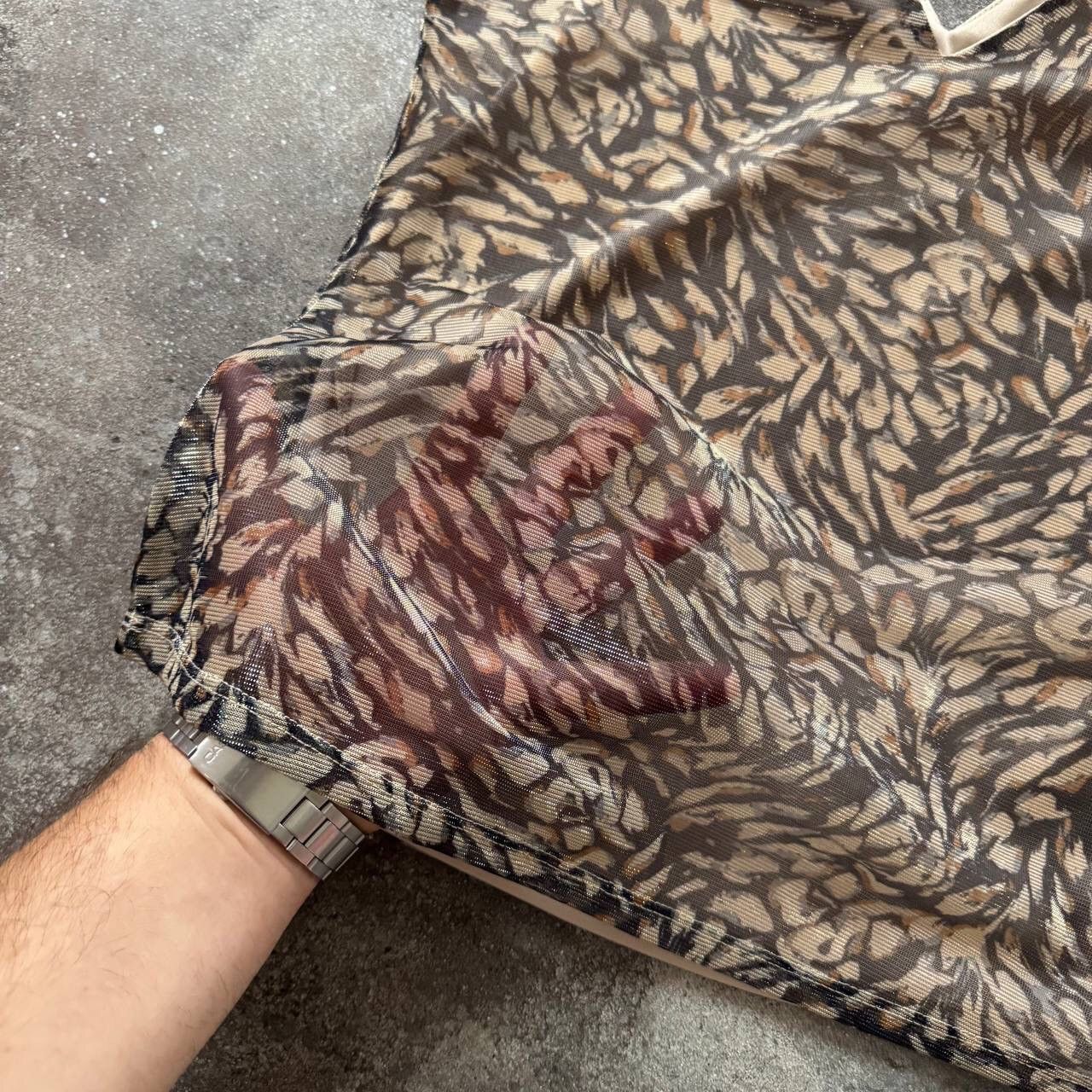 Hysteric Glamour × Japanese Brand × Vintage Morgan de Toi Vintage Mesh Leopard Tank Top Size XS / US 0-2 / IT 36-38 - 3 Thumbnail