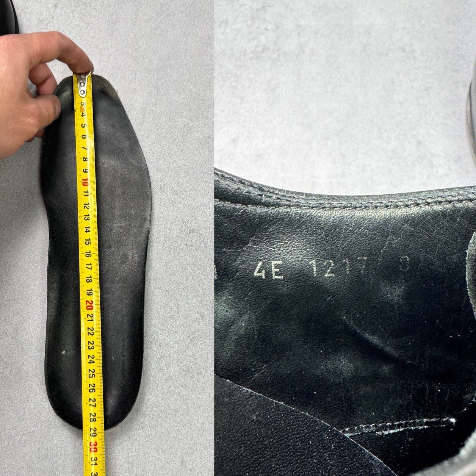 Prada Prada 1217 Black Leather Men's Shoes Casual Size 8 US 9 Size US 9 / EU 42 - 24 Thumbnail