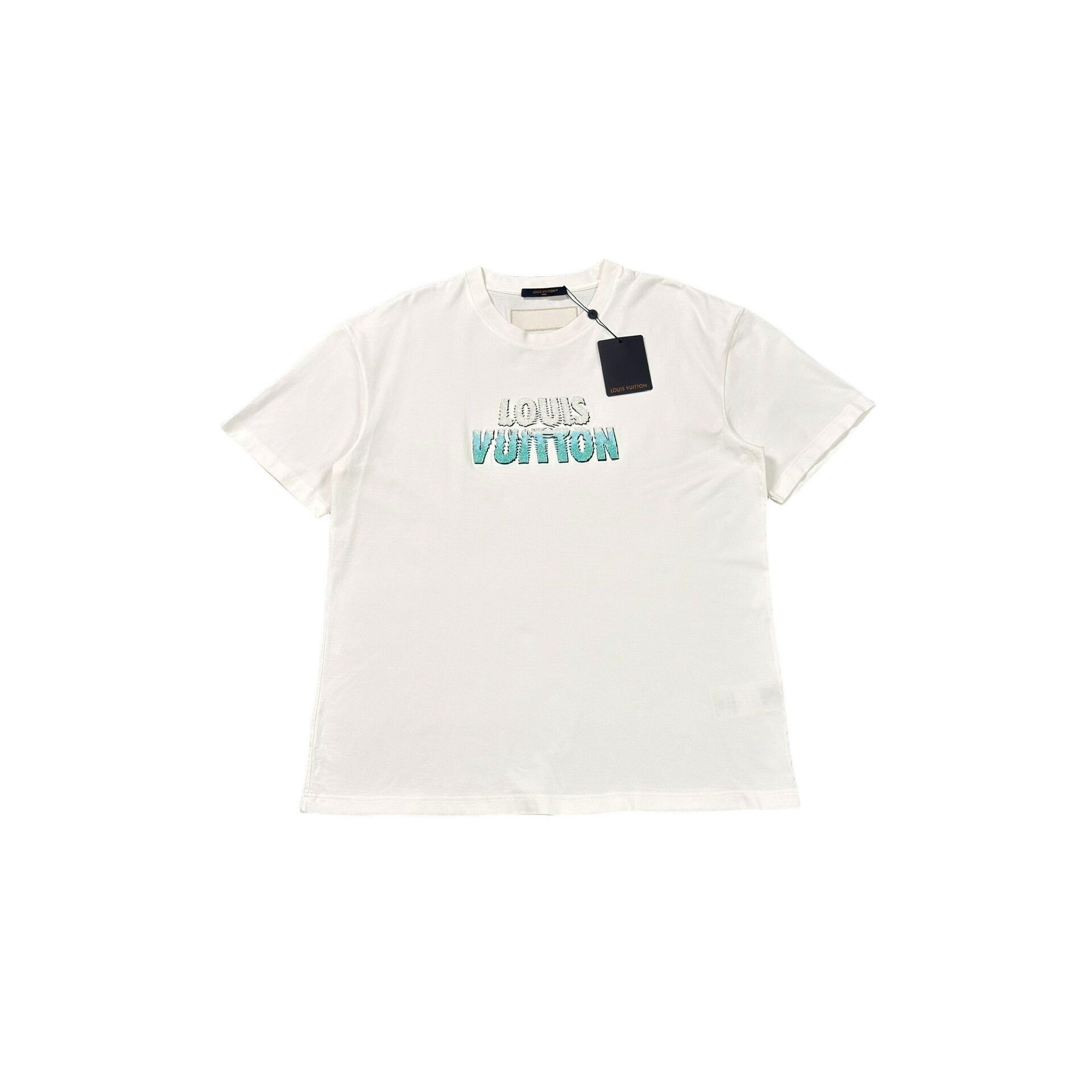 Louis Vuitton Louis Vuitton Beaded Logo T-Shirt Size XXL Size US XXL / EU 58 / 5 - 1 Thumbnail