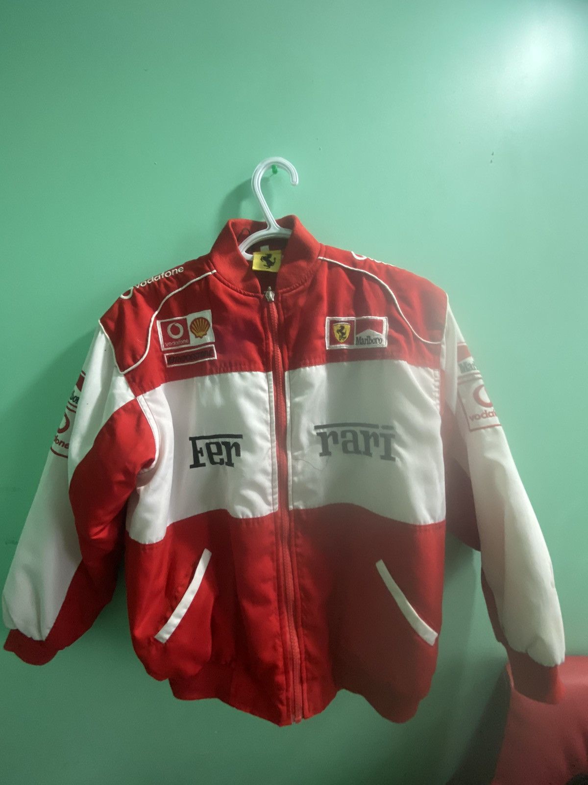 Marlboro MA-1ジャケット Marlboro Ferrari Racing Jacket S61 | eBay