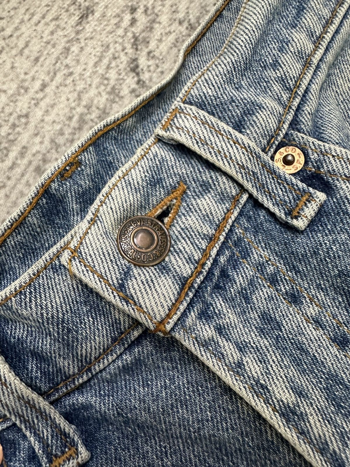 Levi's × Levi's Vintage Clothing × Vintage Vintage 90s Levi’s 517 Washed Blue Jeans Size US 31 - 9 Thumbnail