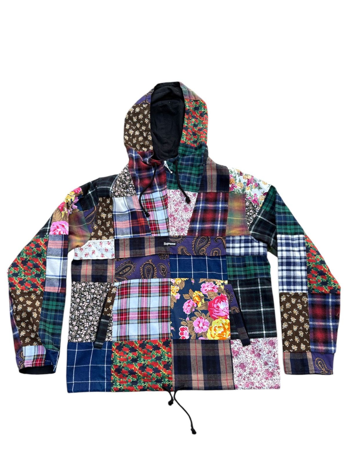Supreme Patchwork Hoodie | Grailed