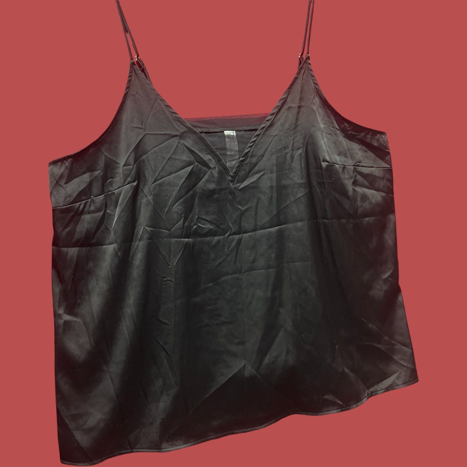 Other Stars Above - Women's Satin Pajama Tank Top - Black - XXL Size ONE SIZE - 10 Thumbnail