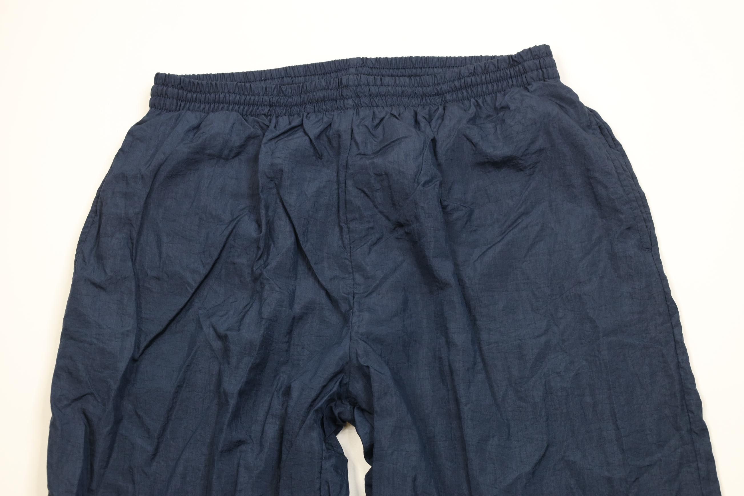 Vintage Vintage 90s Streetwear Lined Windbreaker Joggers Pants Blue Size US 36 / EU 52 - 2 Thumbnail