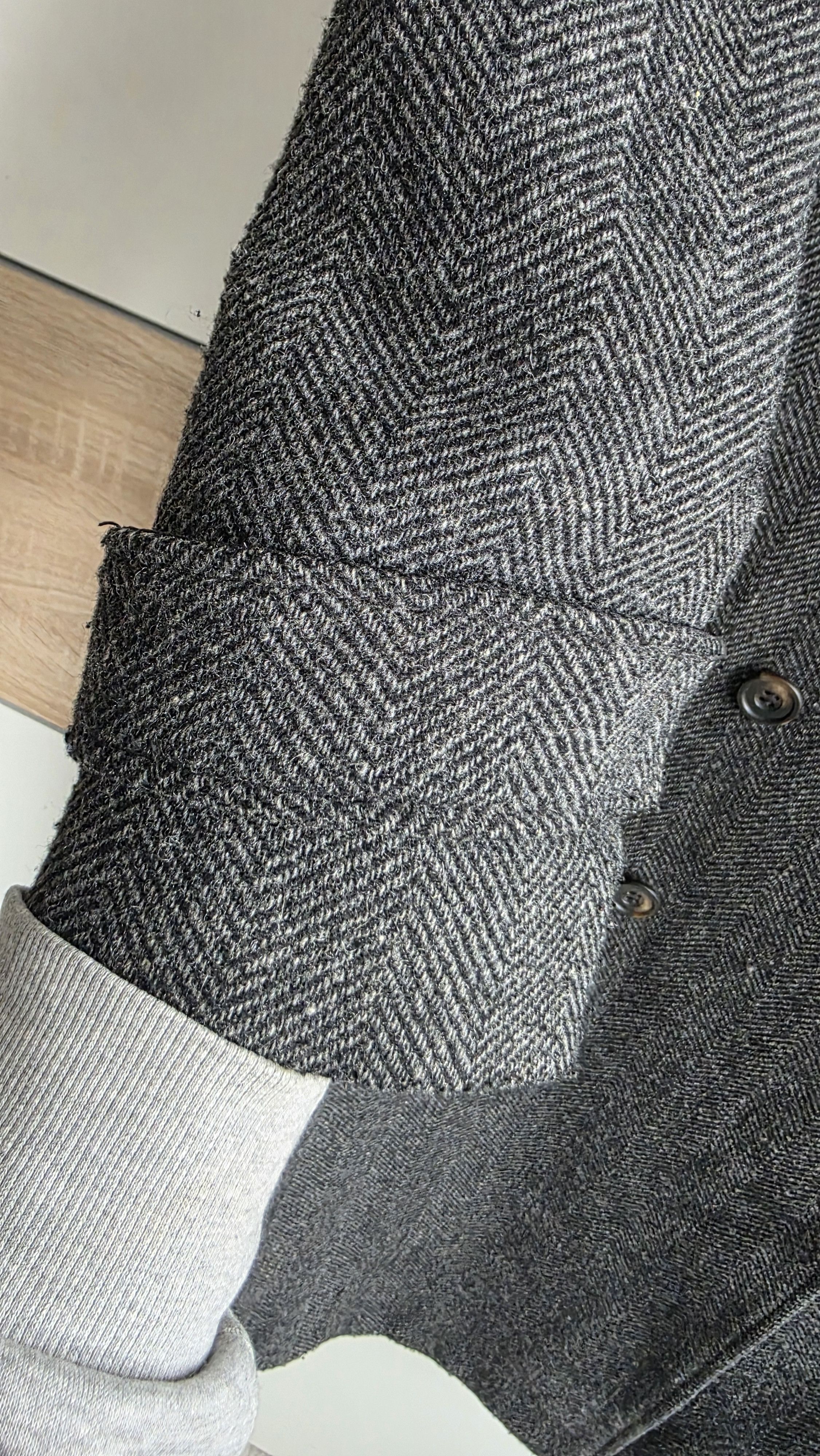 Other Lovechild 1979 – Long herringbone wool coat • classic Size XXL / US 16-18 / IT 52-54 - 10 Thumbnail