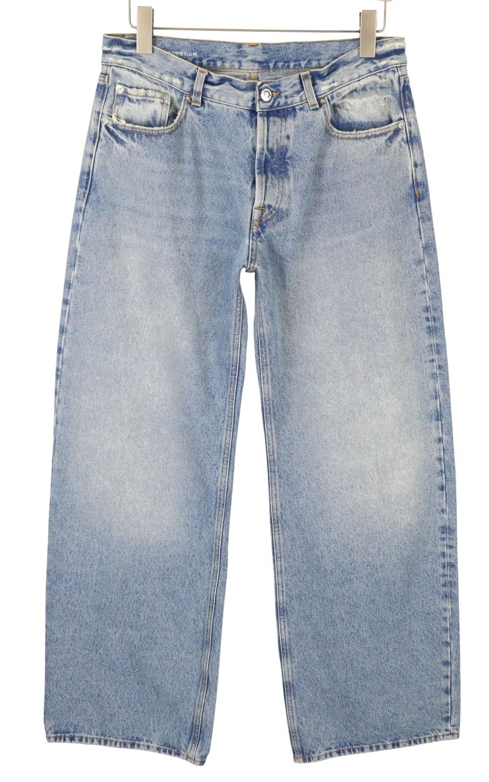Other LUKE 44 Blue Faded Distress Relaxed Button Fly 87824 Size 34" / US 12 / IT 48 - 1 Thumbnail