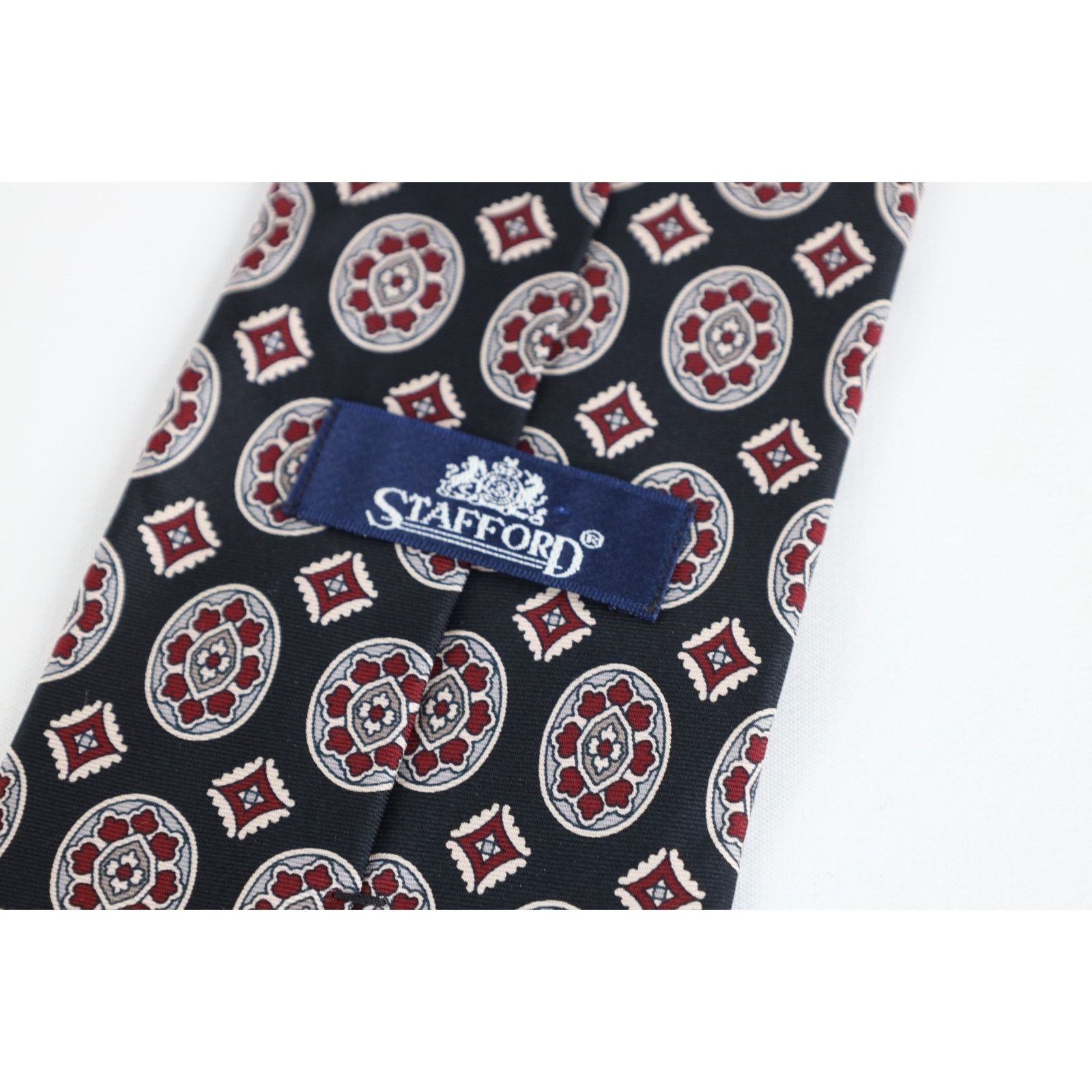 Vintage Vintage 90s Streetwear Geometric Diamond Neck Tie Necktie Size ONE SIZE - 5 Thumbnail