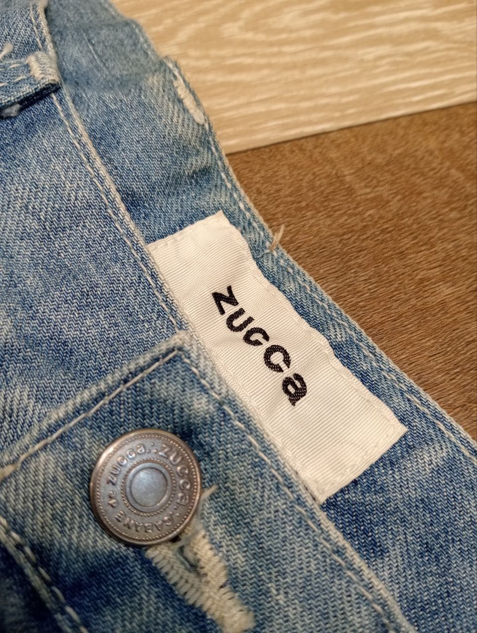 Issey Miyake RARE ZUCCA BY ISSEY MIYAKE BALLOON BAGGY BLUE DENIM PANTS Size US 31 - 7 Thumbnail