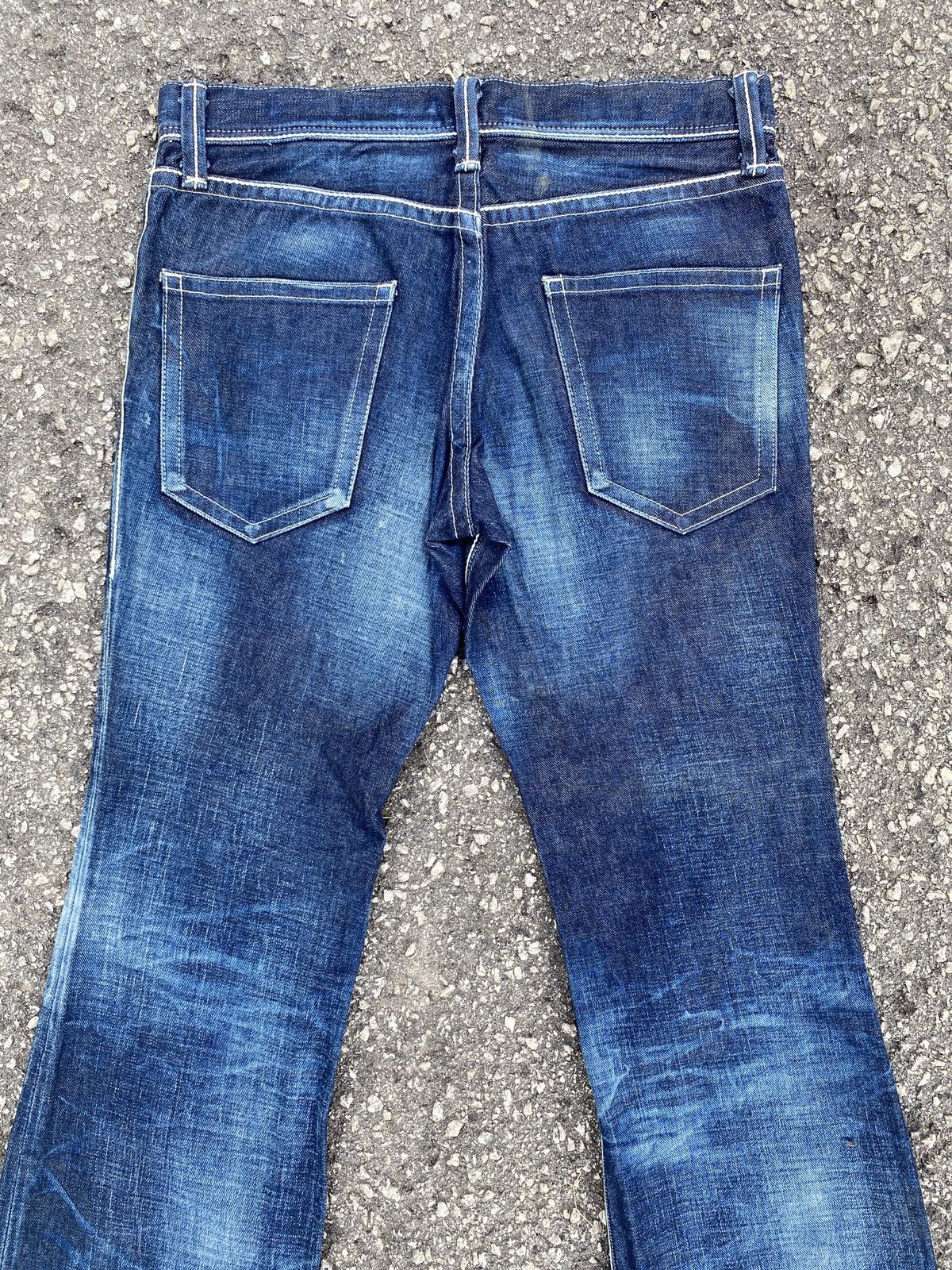 If Six Was Nine × Japanese Brand × Tornado Mart Delay By Ufin & Sons Blue Washed Flare Denim Size US 32 / EU 48 - 10 Thumbnail