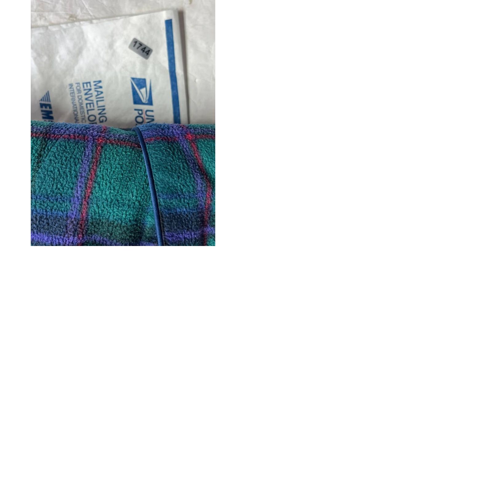 Ralph Lauren Ralph Lauren Women Pajama Set XL Fleece Green Plaid Lounge See Lint Pattern Size 40" / US 18 - 12 Thumbnail